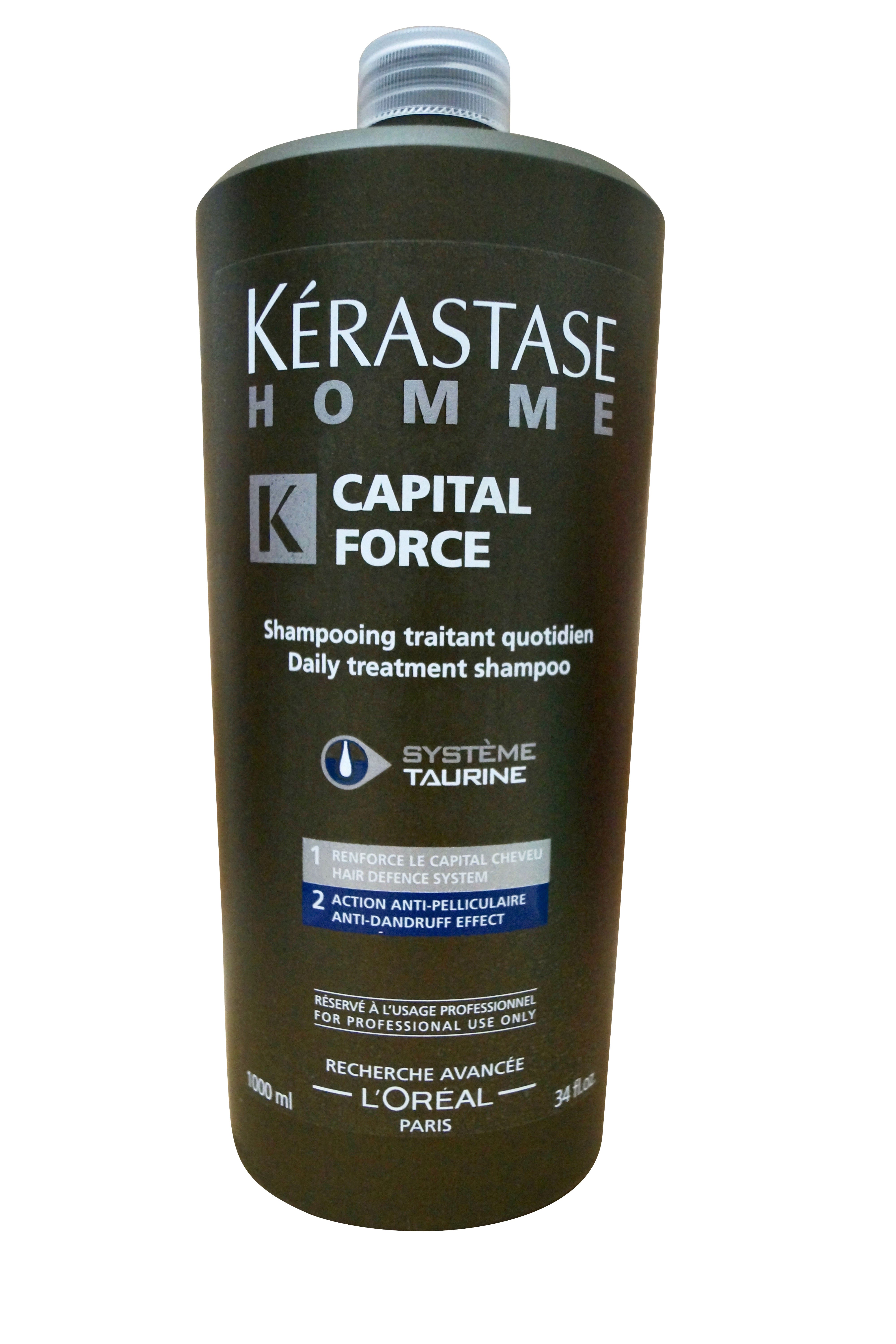 Kerastase Homme Capital Force Anti Dandruff Shampoo 33.8 OZ