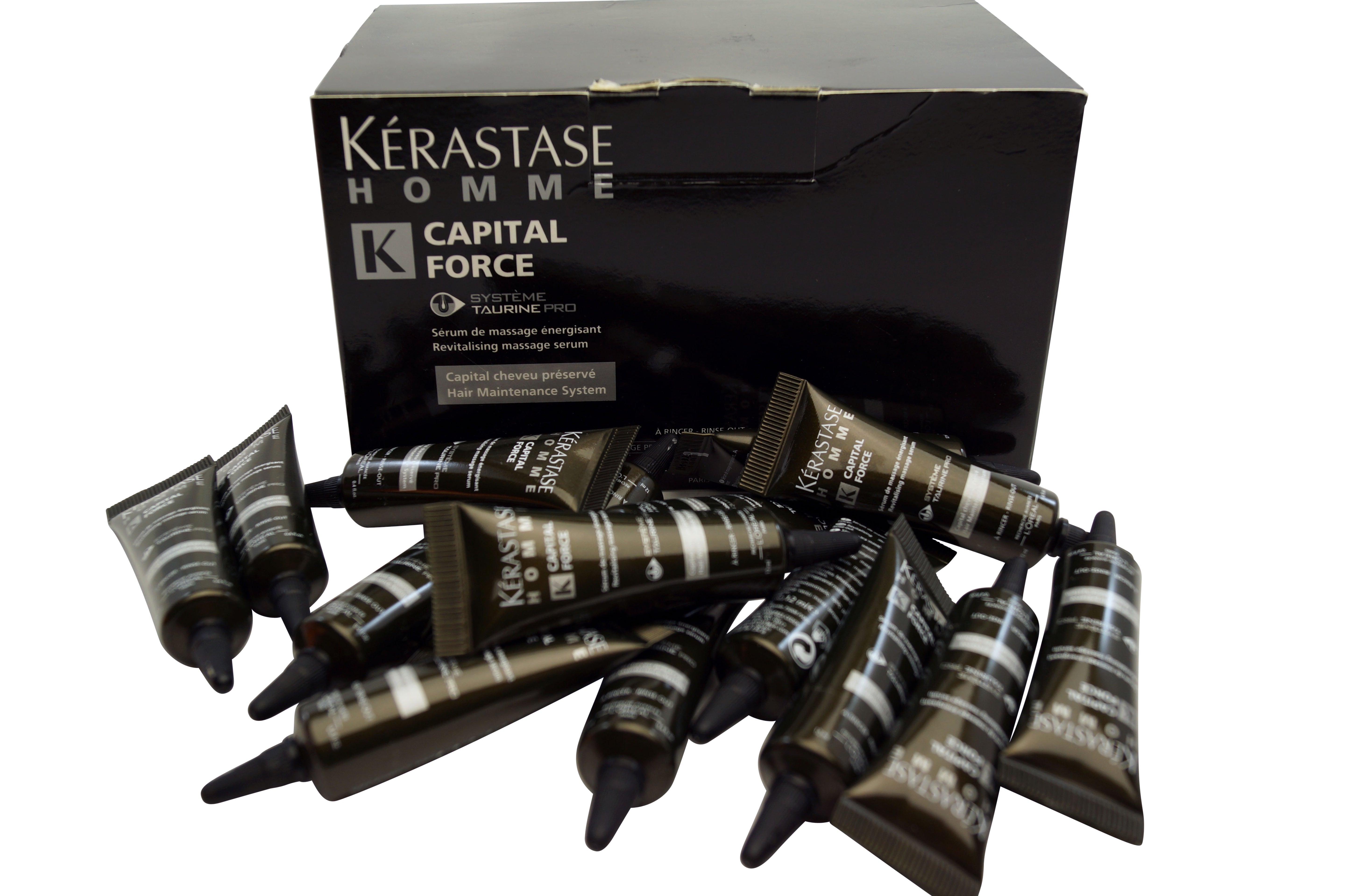 Kerastase Homme Capital Force Hair Maintenance System Revitalizing Message Serum