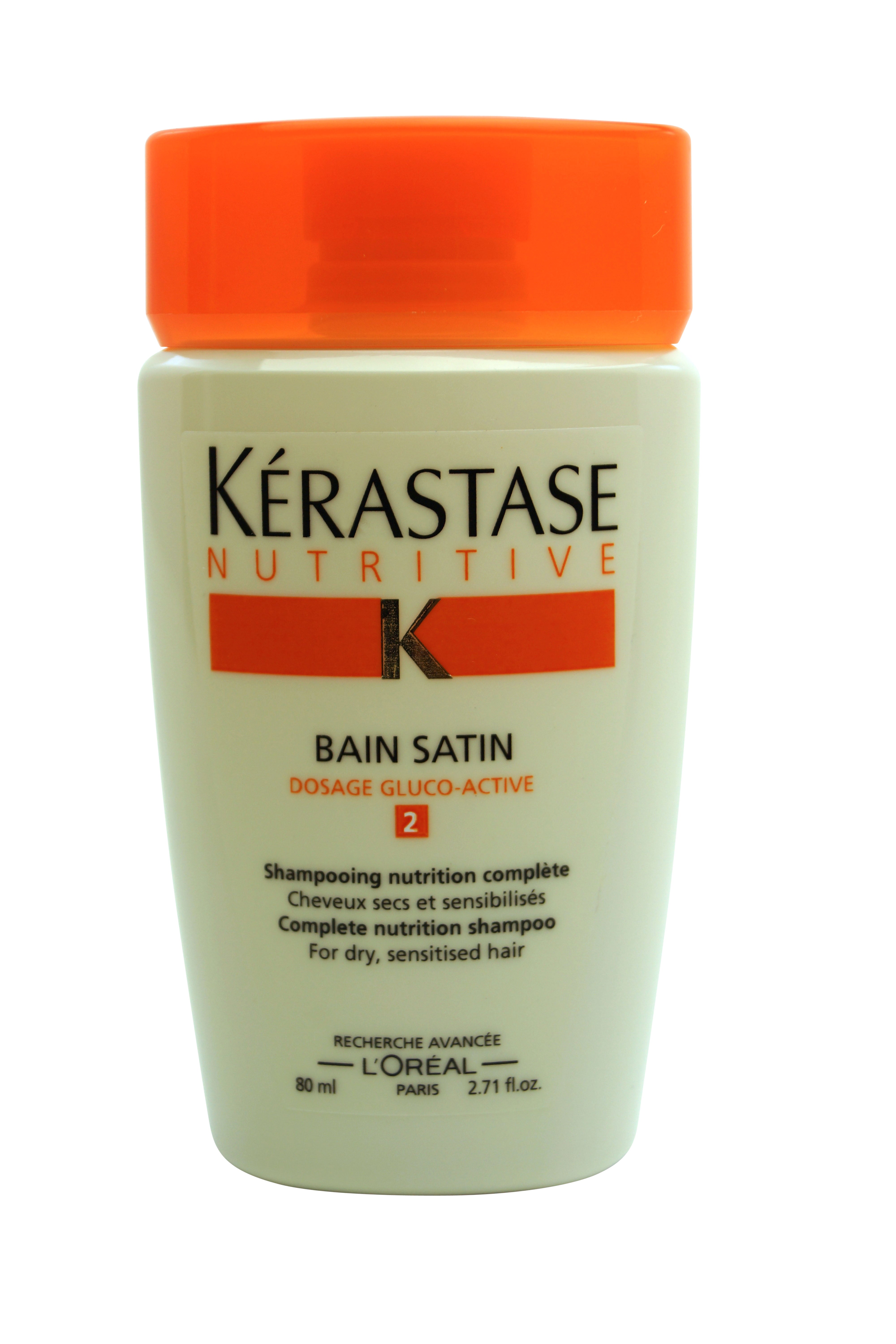 Kerastase Bain Satin #2 Shampoo 2.71 oz TRAVEL SIZE