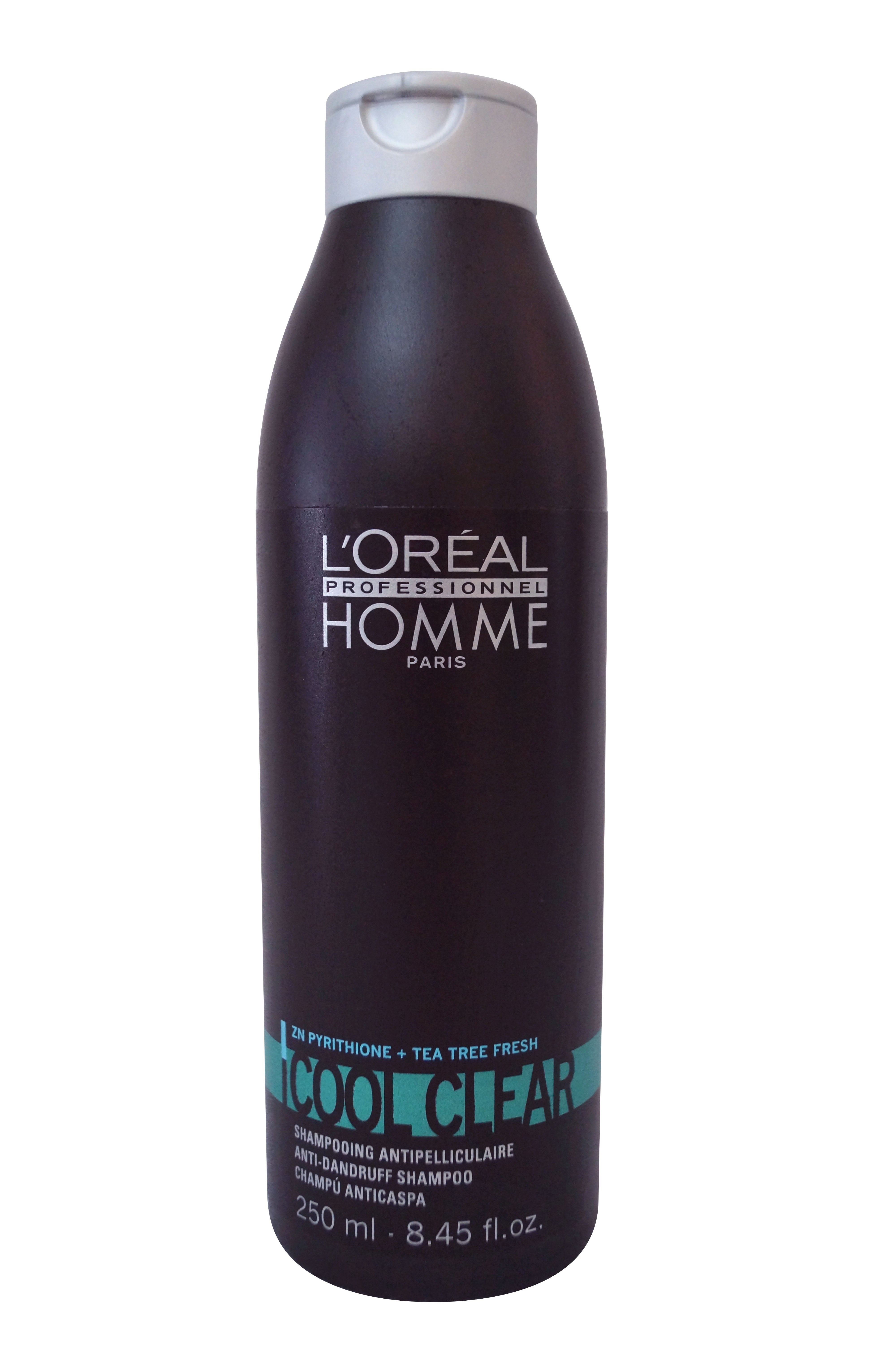 L'Oreal Homme Cool Clear Anti-Dandruff Shampoo 200 ml 8.45 oz