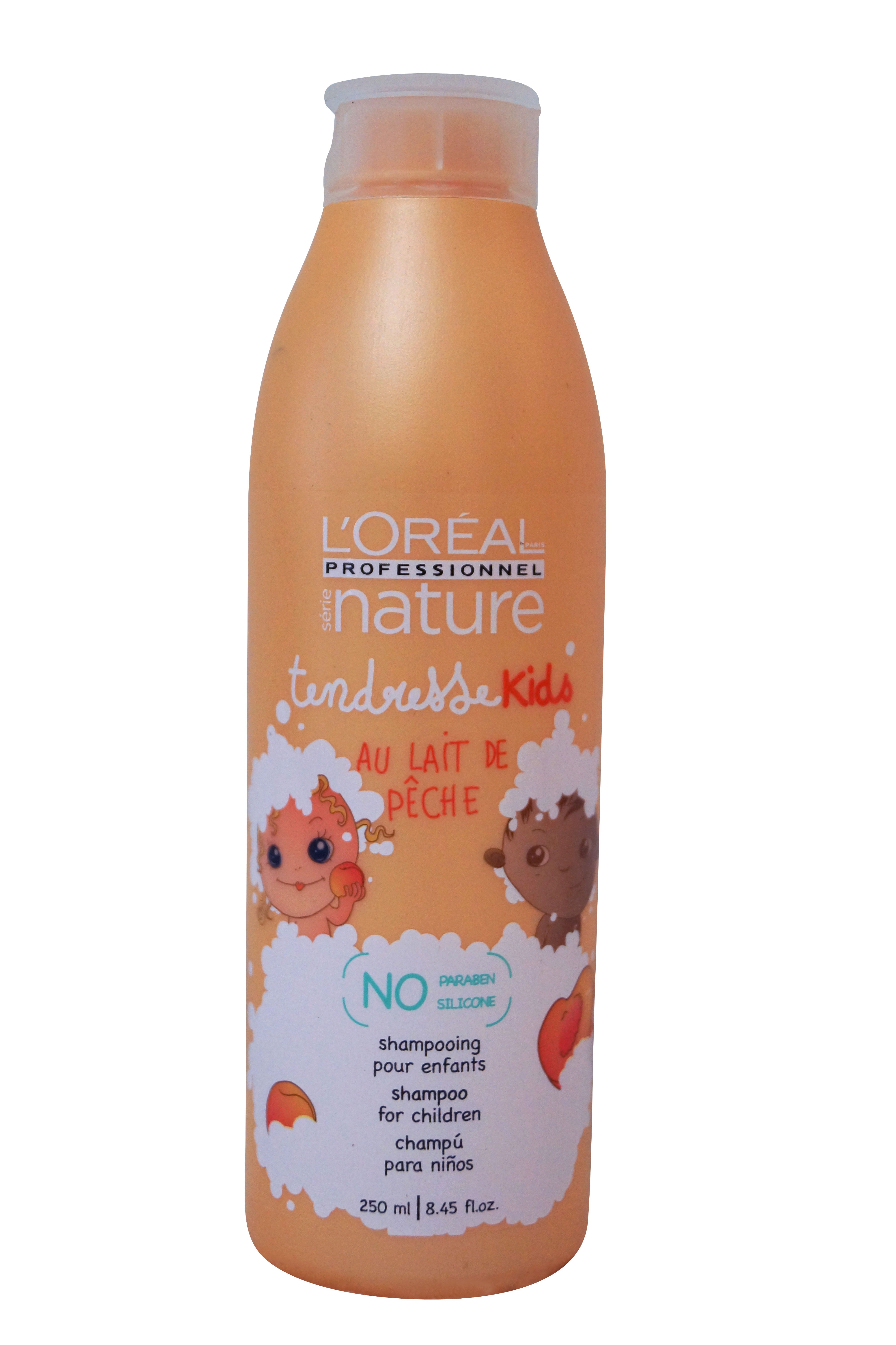 L'Oreal Nature Tendresse Kids Au Lait De Peche Shampoo 250 ml 8.45 oz