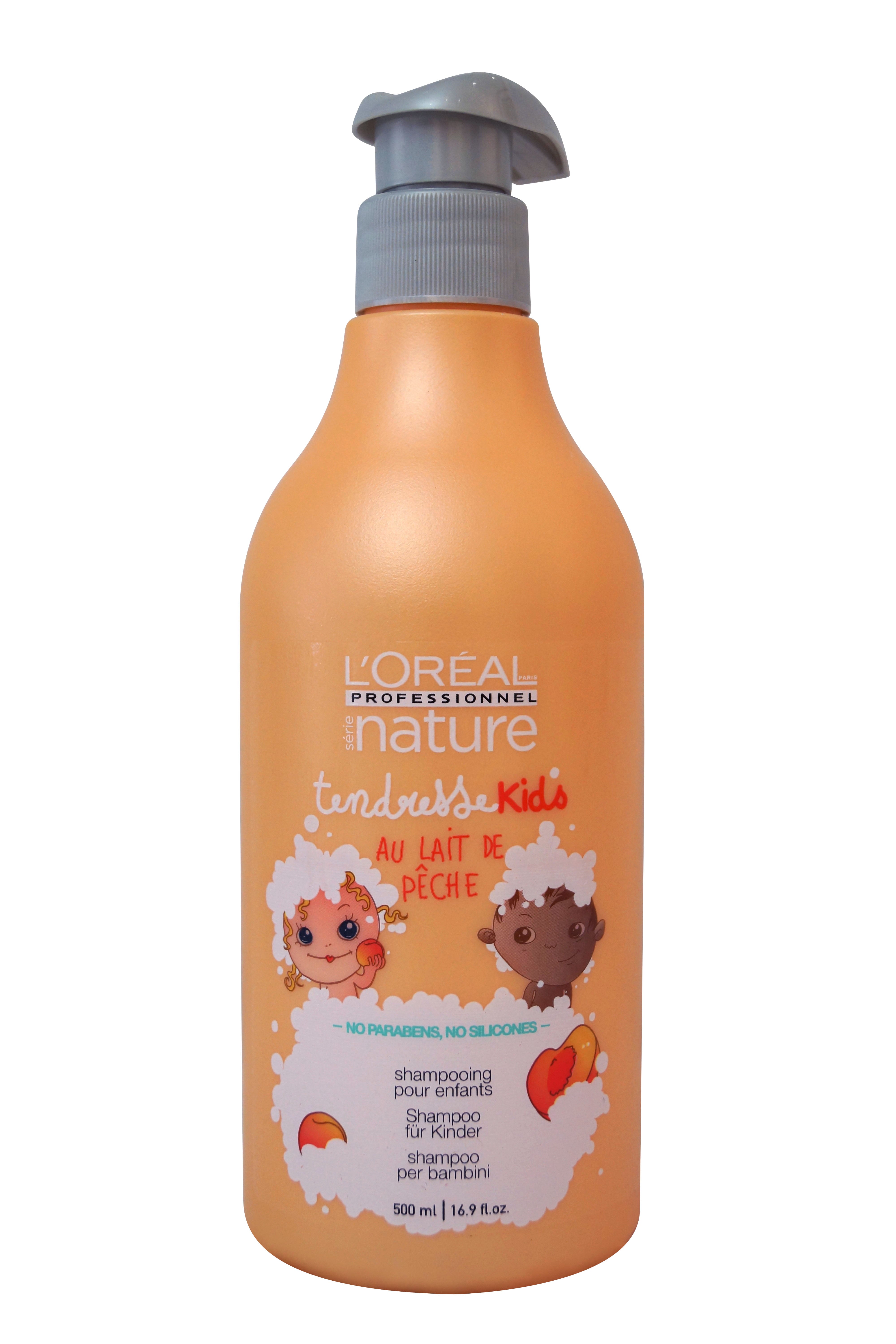 L'Oreal Nature Tendresse Kids Au Lait De Peche Shampoo 500 ml 16.9 oz