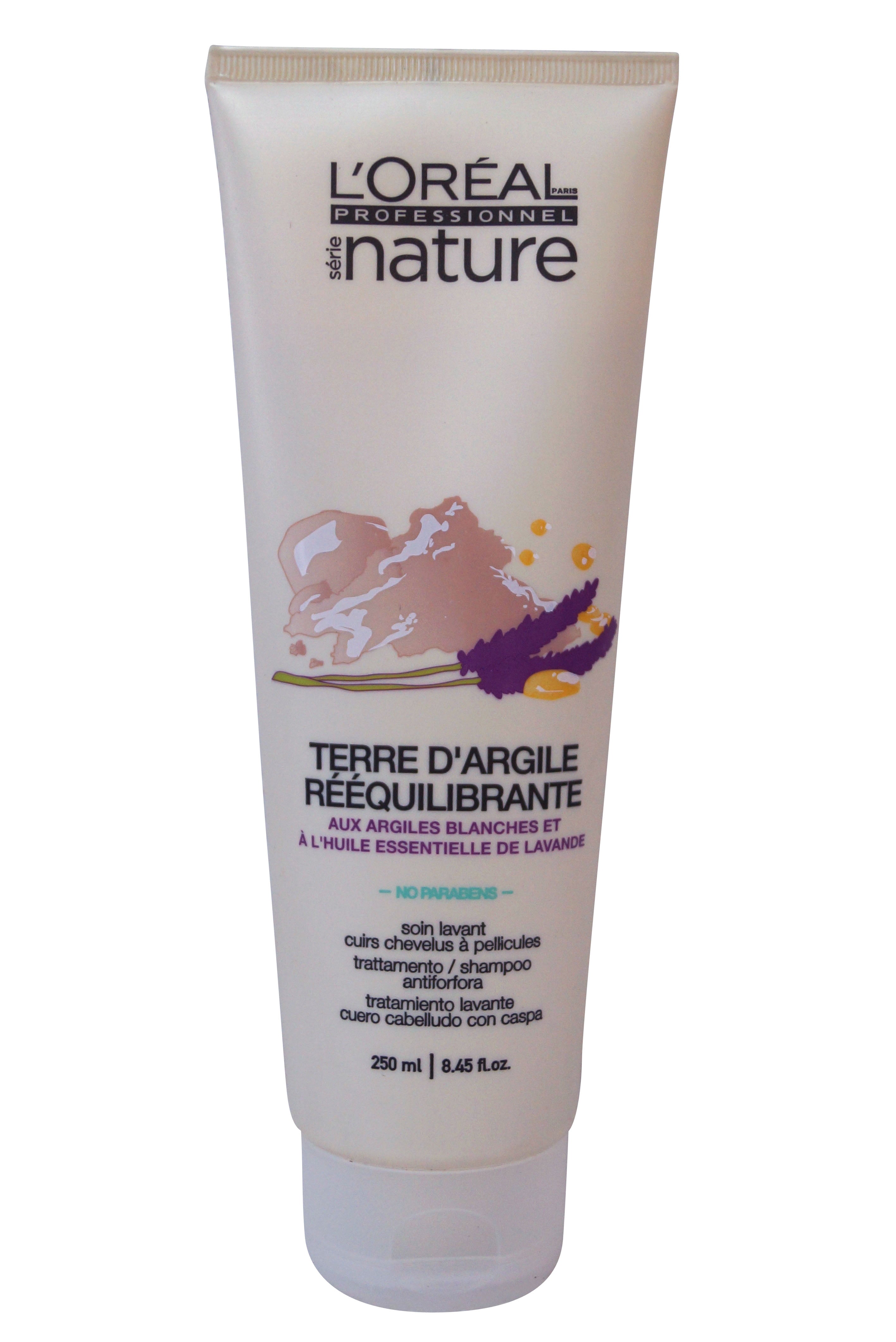 L'Oreal Nature Terre D'Argile Reequilibrante Shampoo 250 ml 8.45 oz