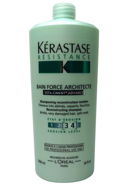 Kerastase Bain Force Architecte Reconstructing Shampoo 34 OZ