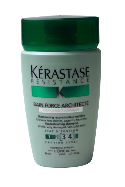 Kerastase Bain Force Architecte Travel Shampoo 2.71 oz Erosion level 34