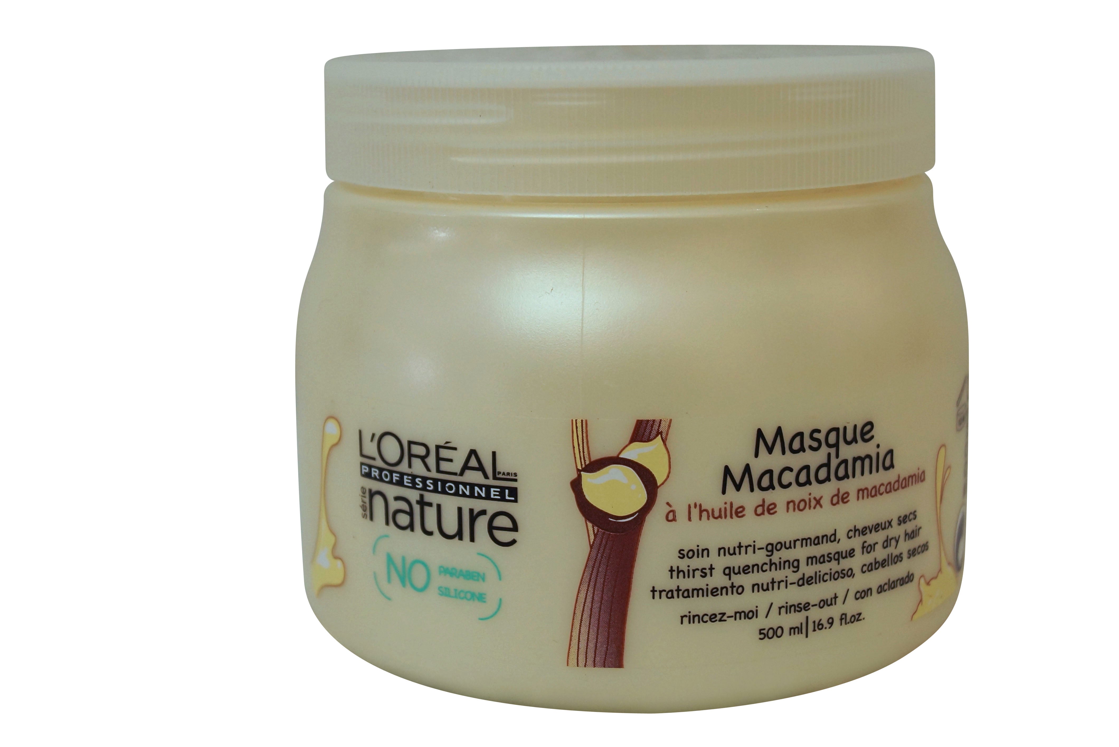 L'Oreal Nature Masque Macadamia 500 ml 16.9 oz