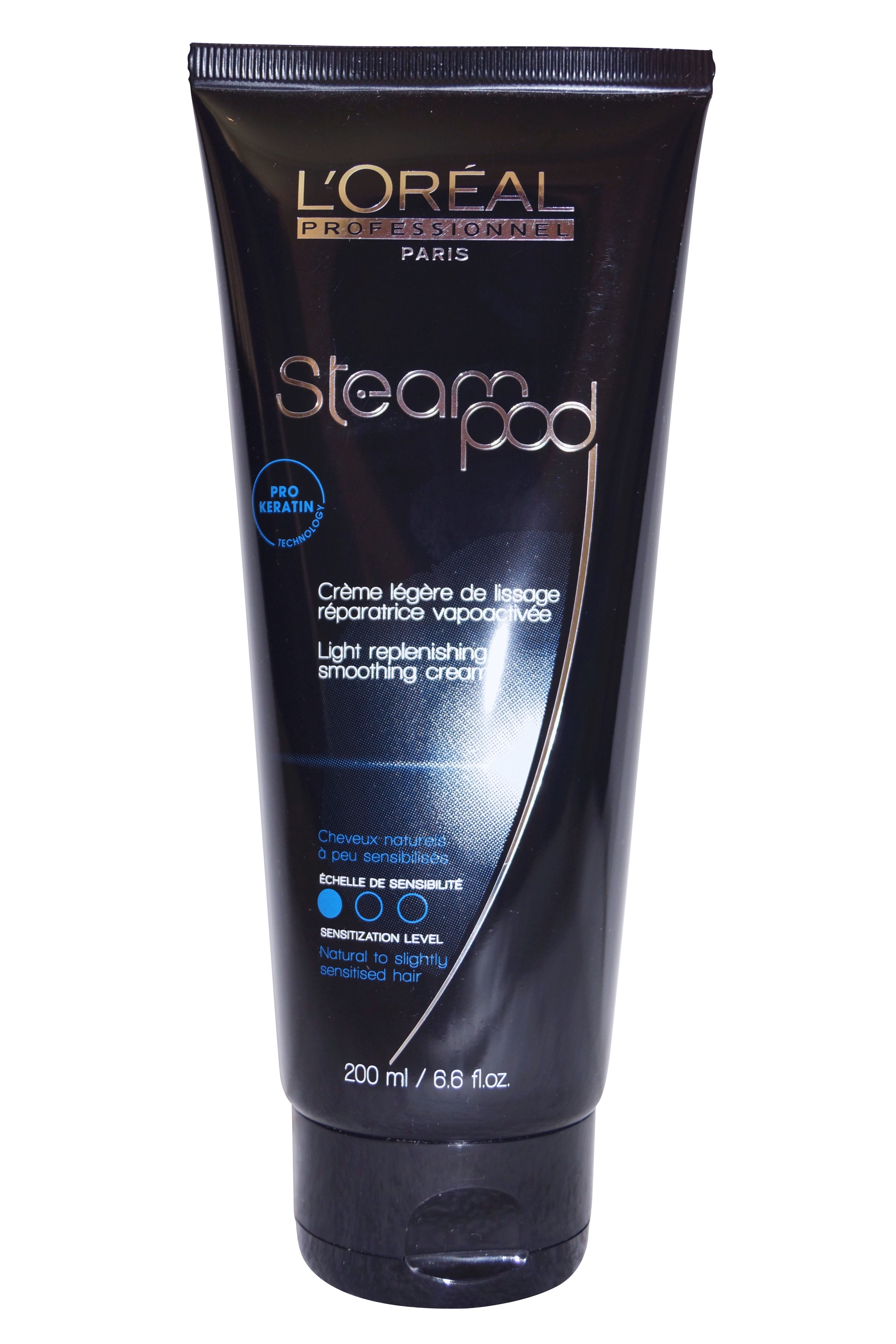 L'Oreal Steam Pod Light Replenishing Smoothing Cream 200 ml 6.6 oz