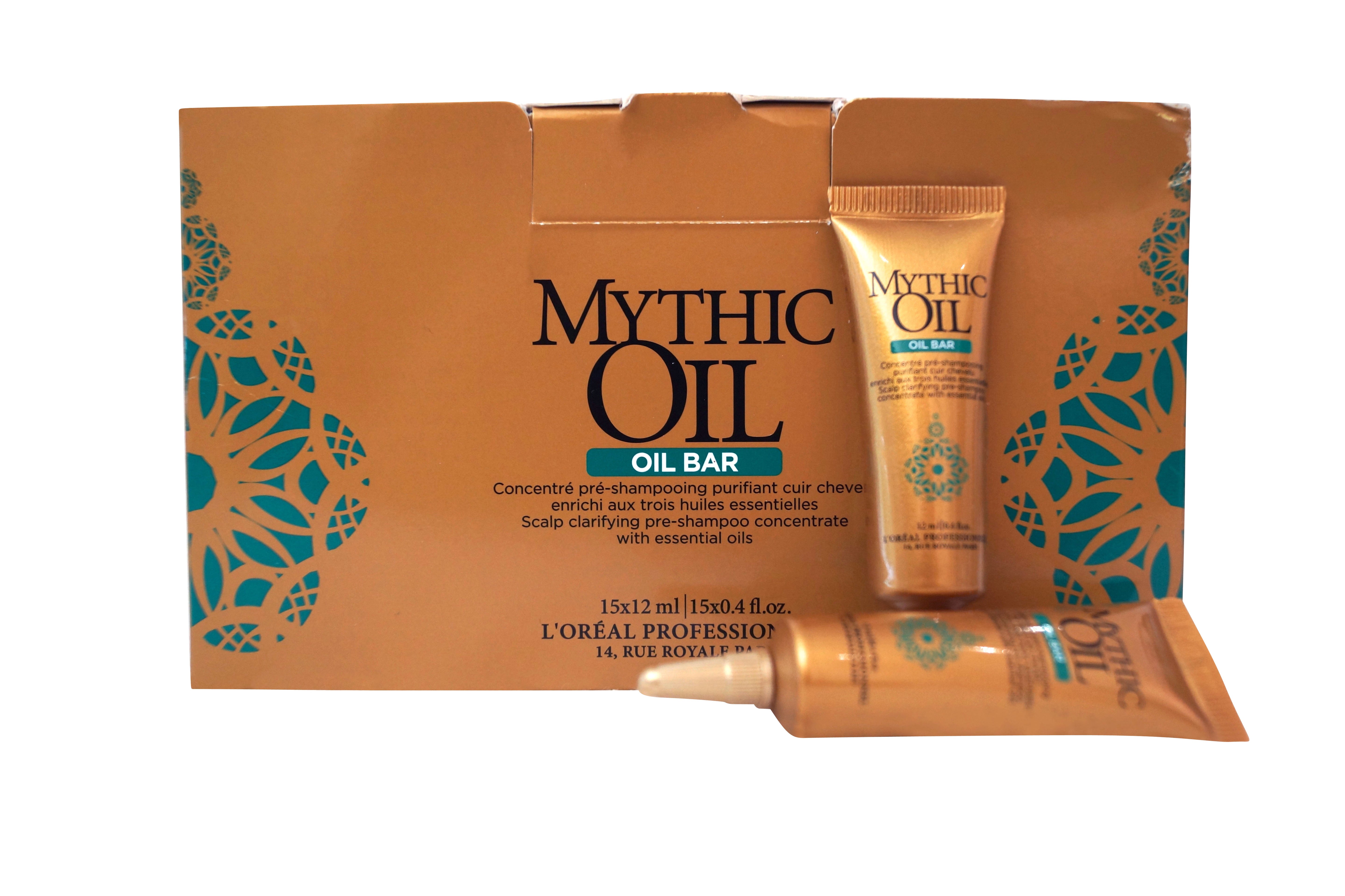 L'Oreal Mythic Oil Oil Bar Scalp Clarifying Pre-Shampoo 15 x 12 ml 0.4 oz