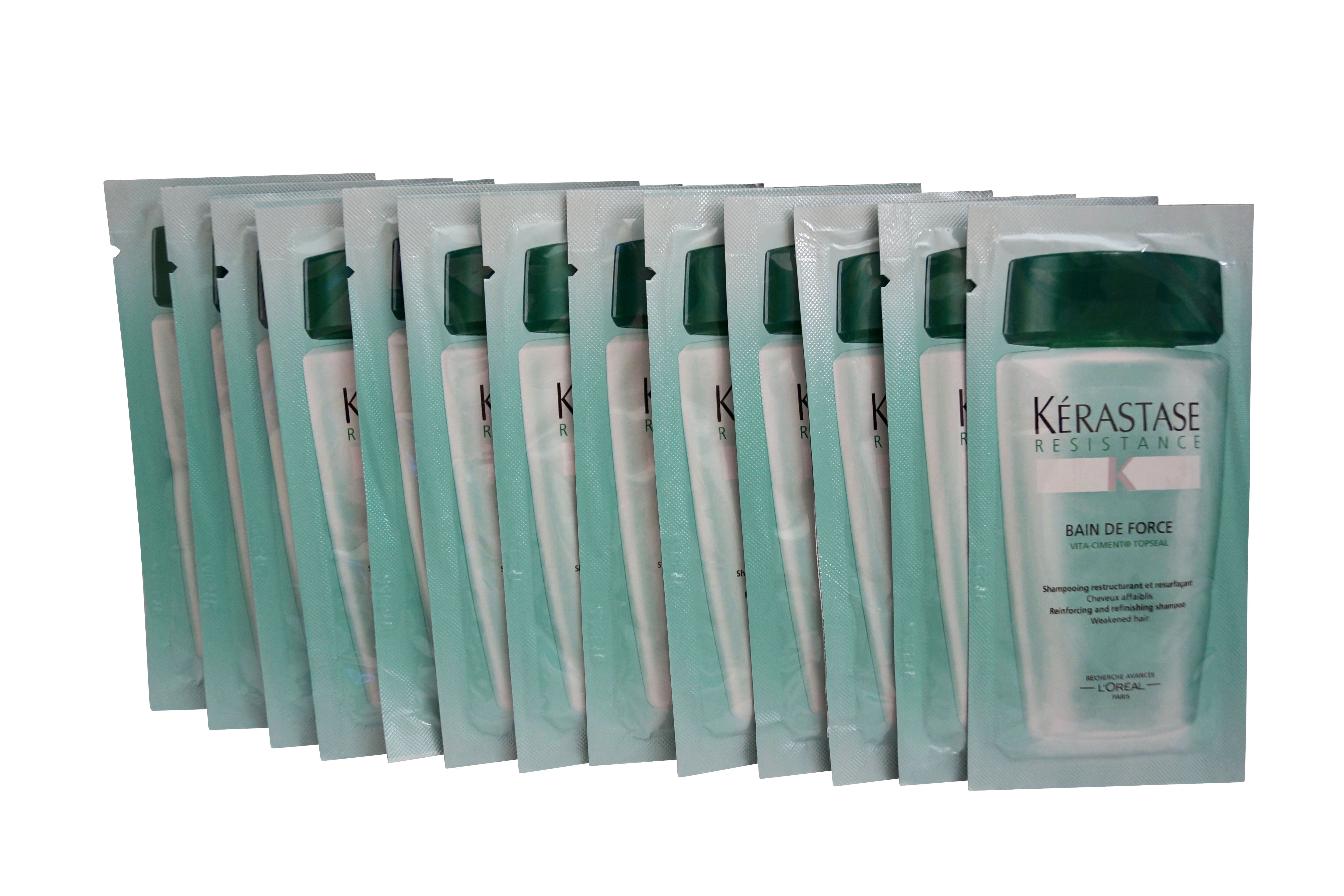 Kerastase Resistance Bain De Force Shampoo Weakened Hair Sachets 0.34 OZ x 13