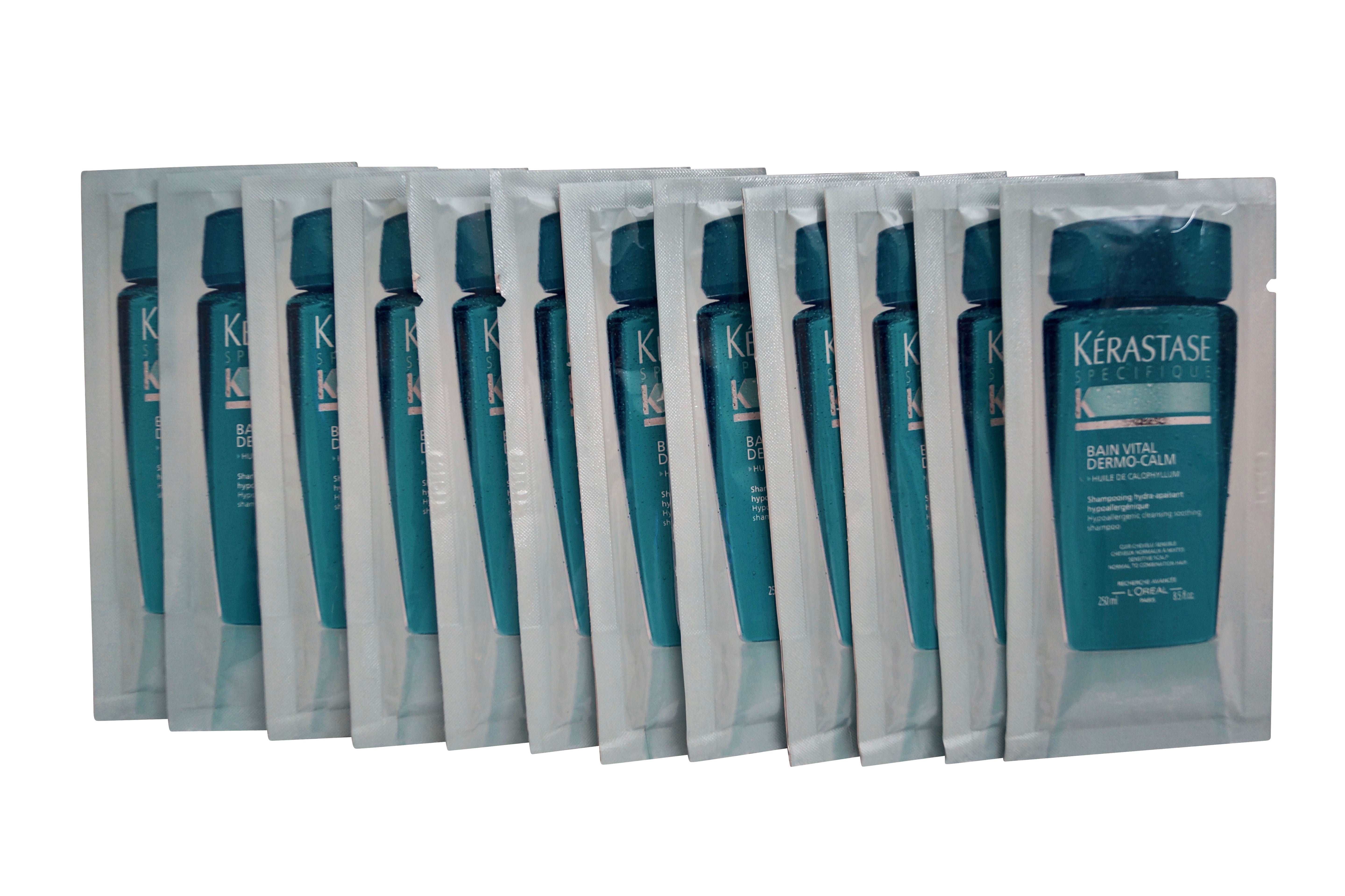 Kerastase Bain Vital Dermo Calm Shampoo Normal Combo Hair Sachets 0.34 OZ x 12