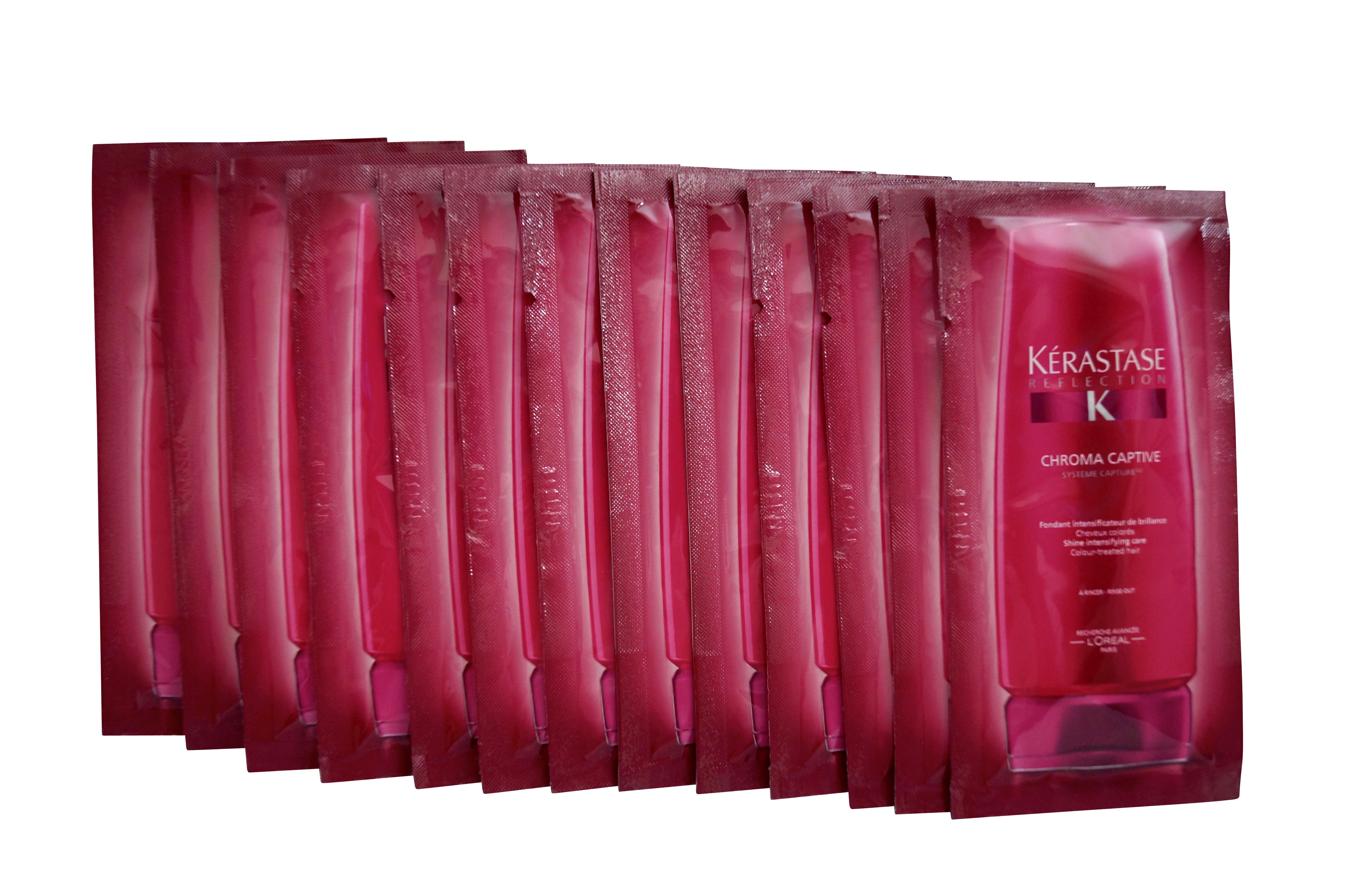 Kerastase Chroma Captive Color Teated Hair Travel Sachets 0.34 OZ x 13