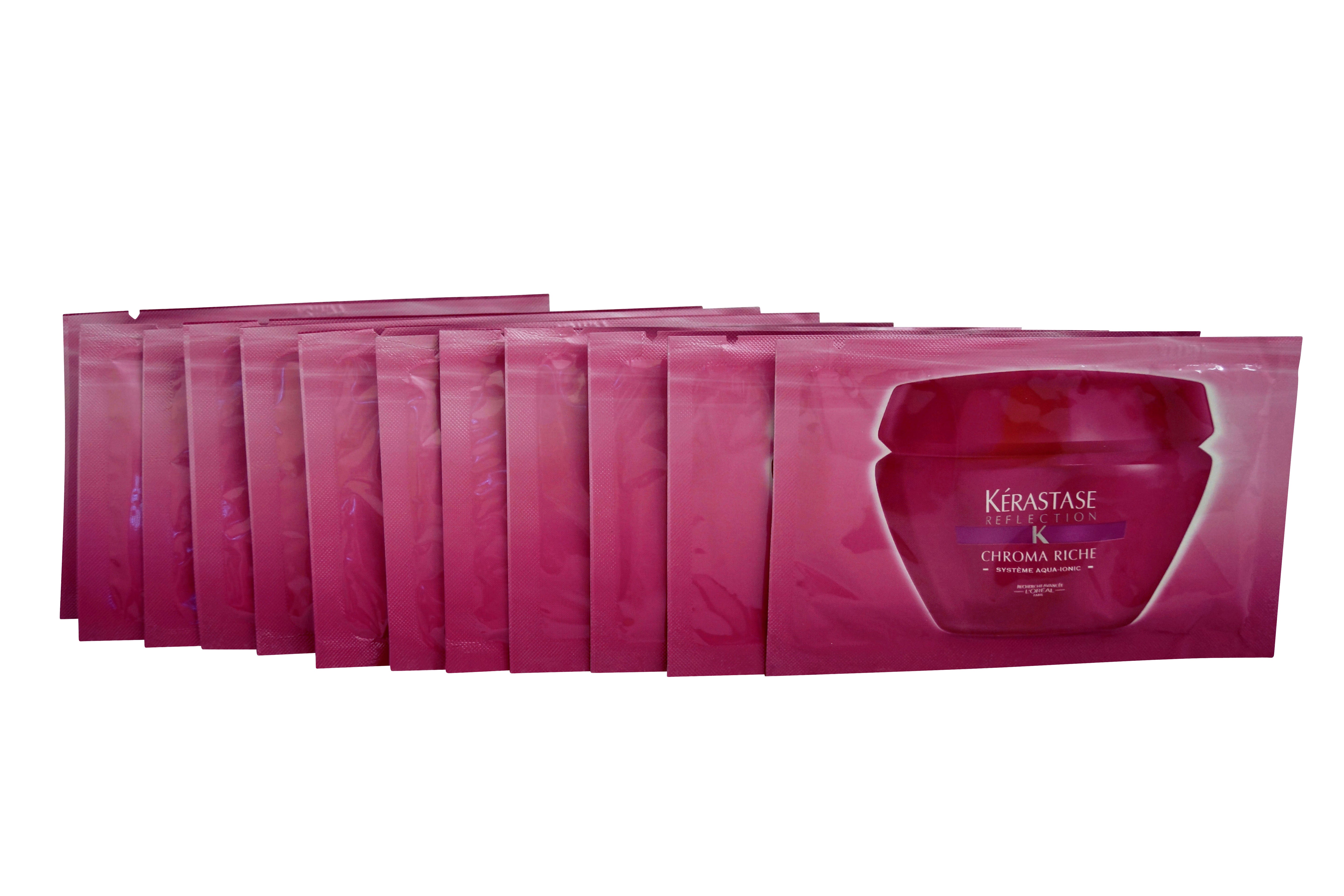 Kerastase Chroma Riche Masque Color Treated Hair Travel Sachets 0.51 OZ x 12