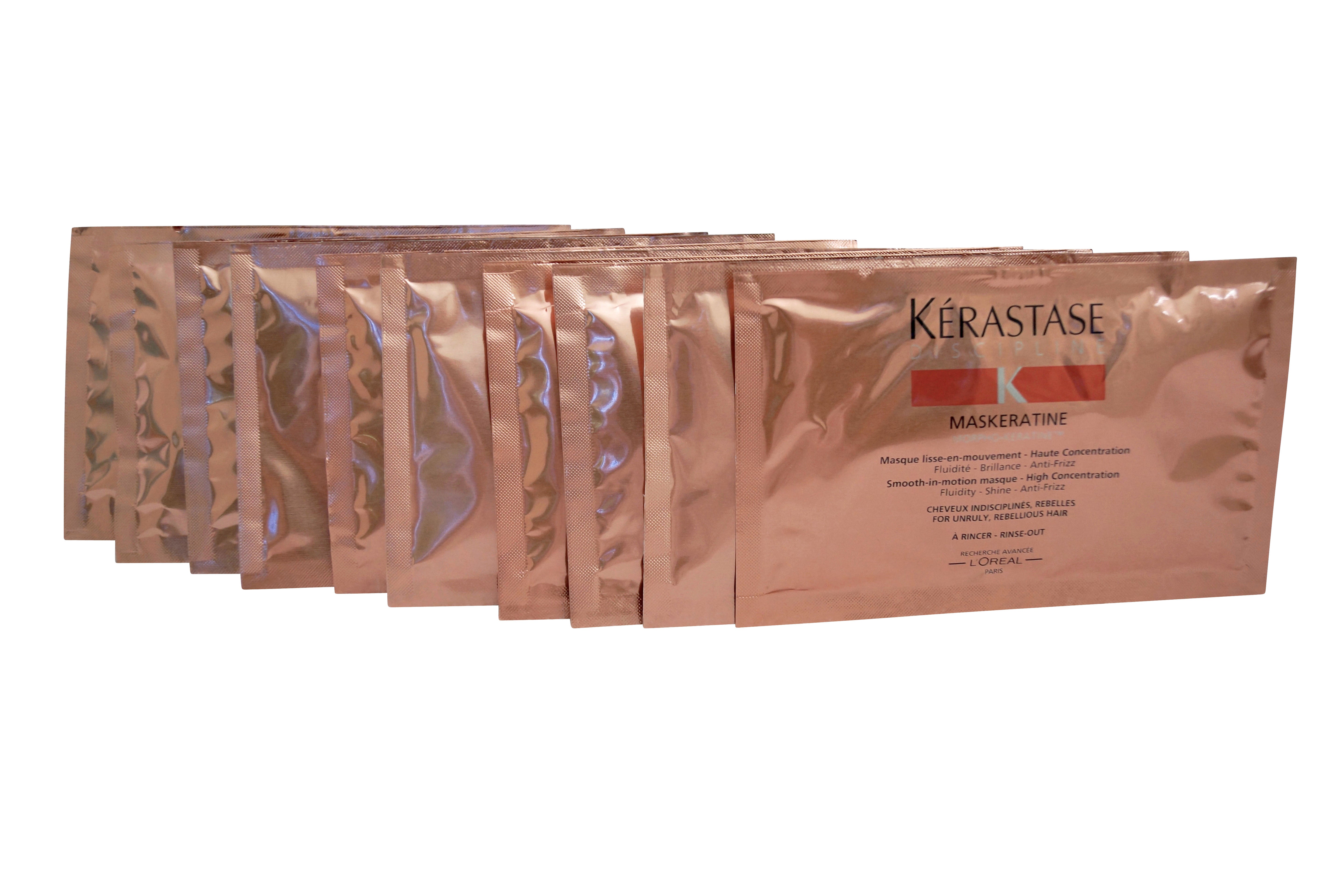 Kerastase Maskeratine Unruly & Rebellious Hair Travel Sachets 0.51 OZ x 10