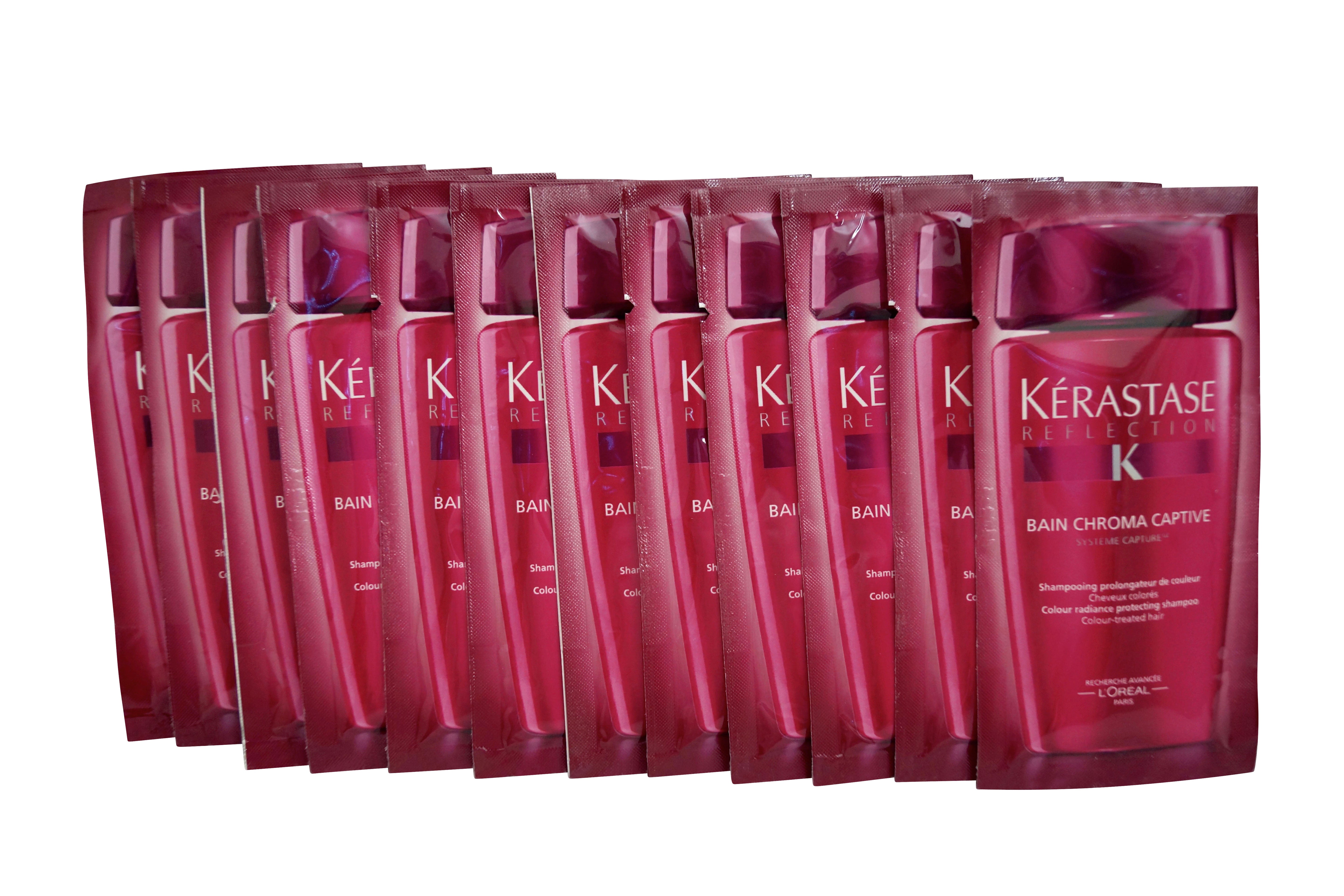 Kerastase Bain Chroma Captive Shampoo Color Treated Hair Sachets 0.34 OZ x 12