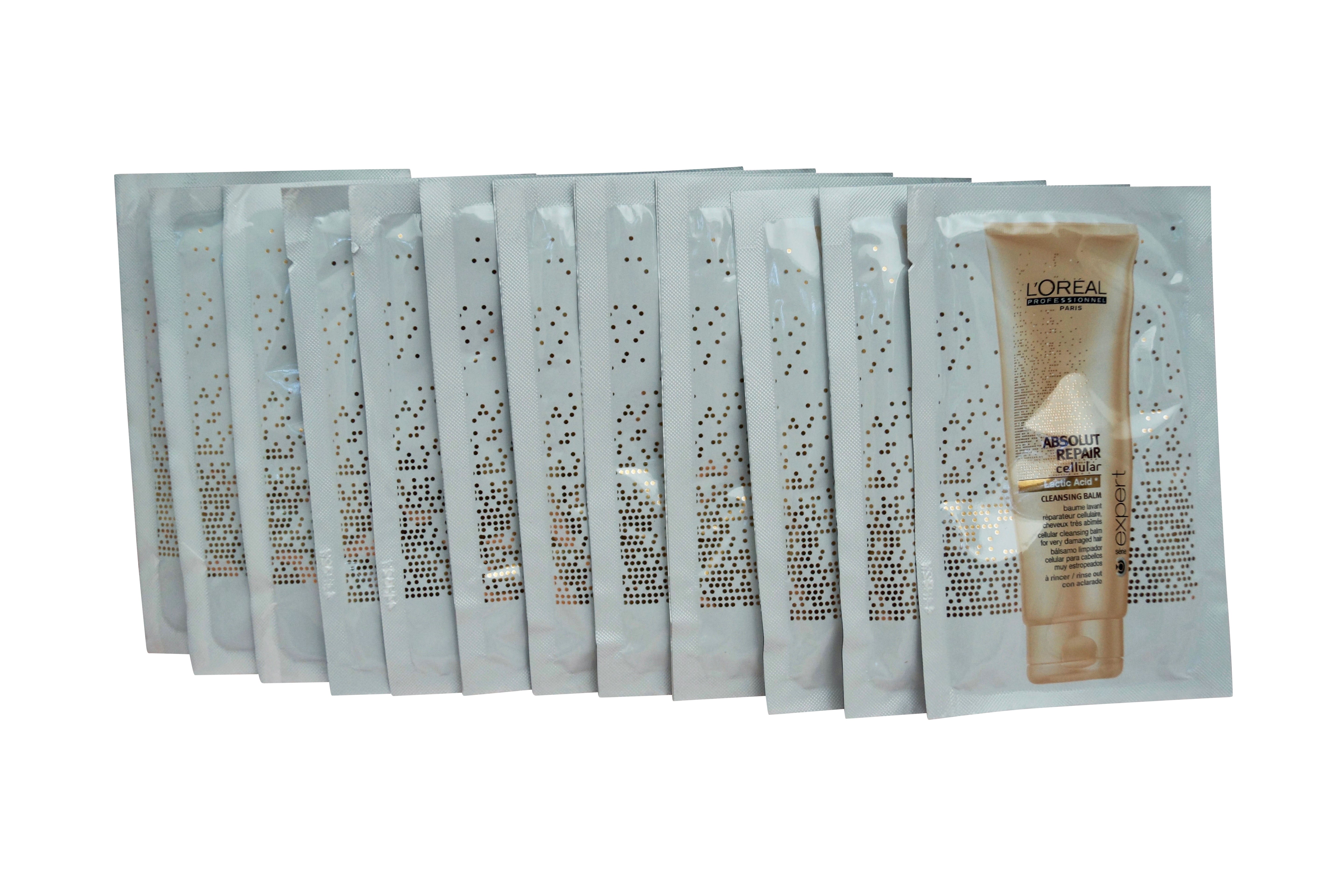 LOreal Absolut Repair Cleansing Balm Travel Sachets 0.50 OZ x 12