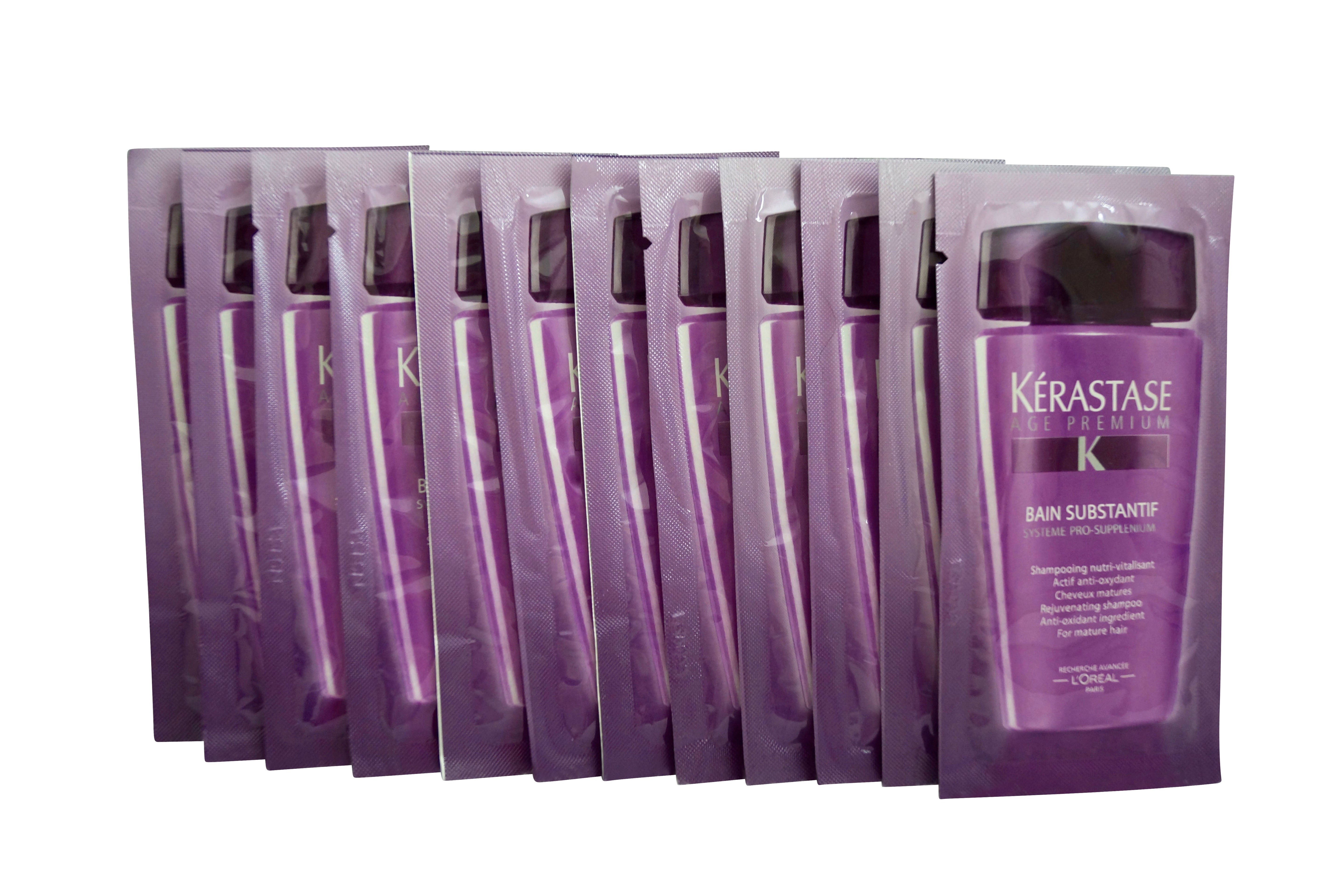 Kerastase Bain Substantif Mature Hair Travel Sachets 0.34 OZ x 12