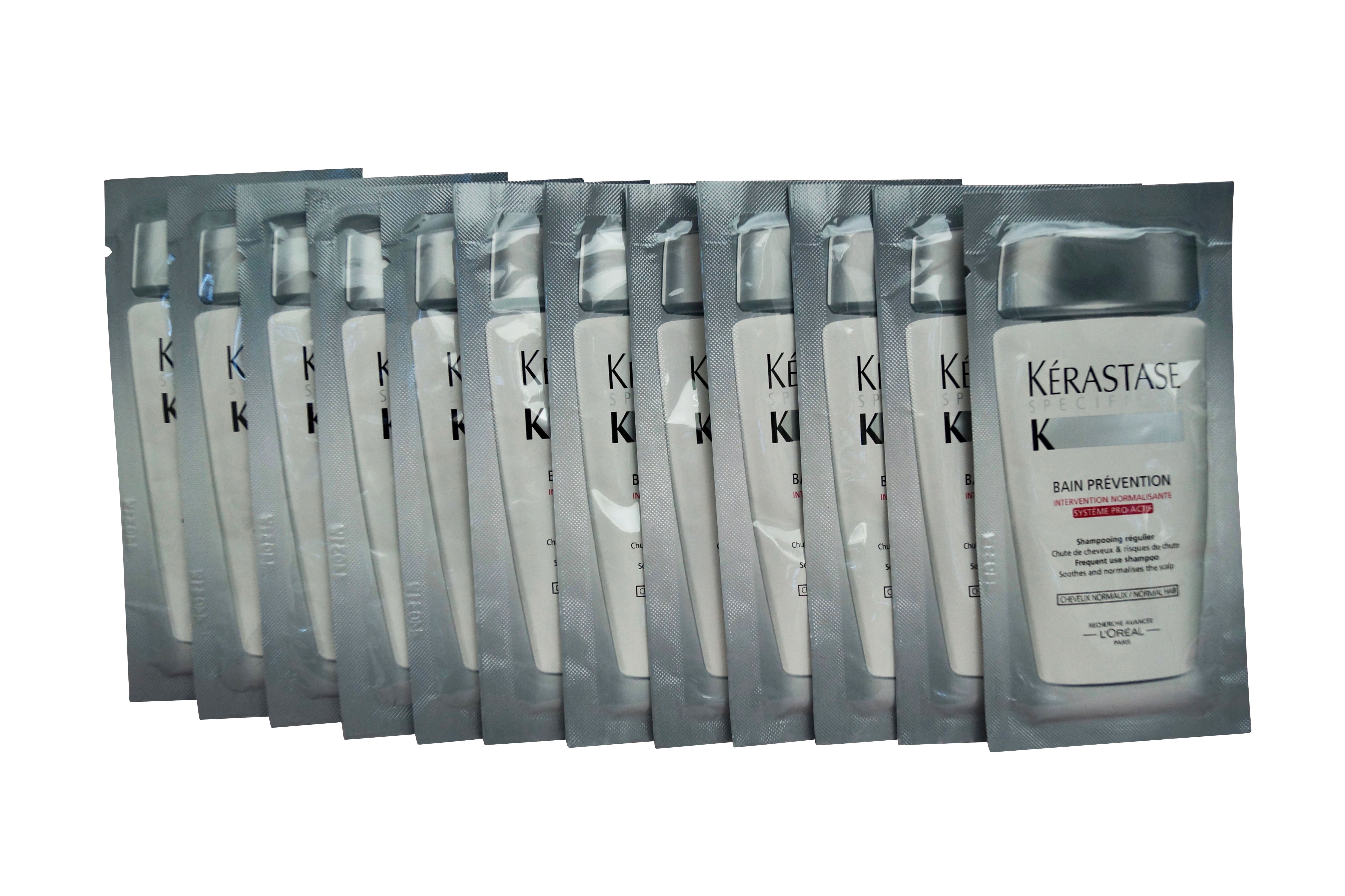 Kerastase Bain Prevention Shampoo Normal Hair Travel Sachets 0.34 OZ x 12