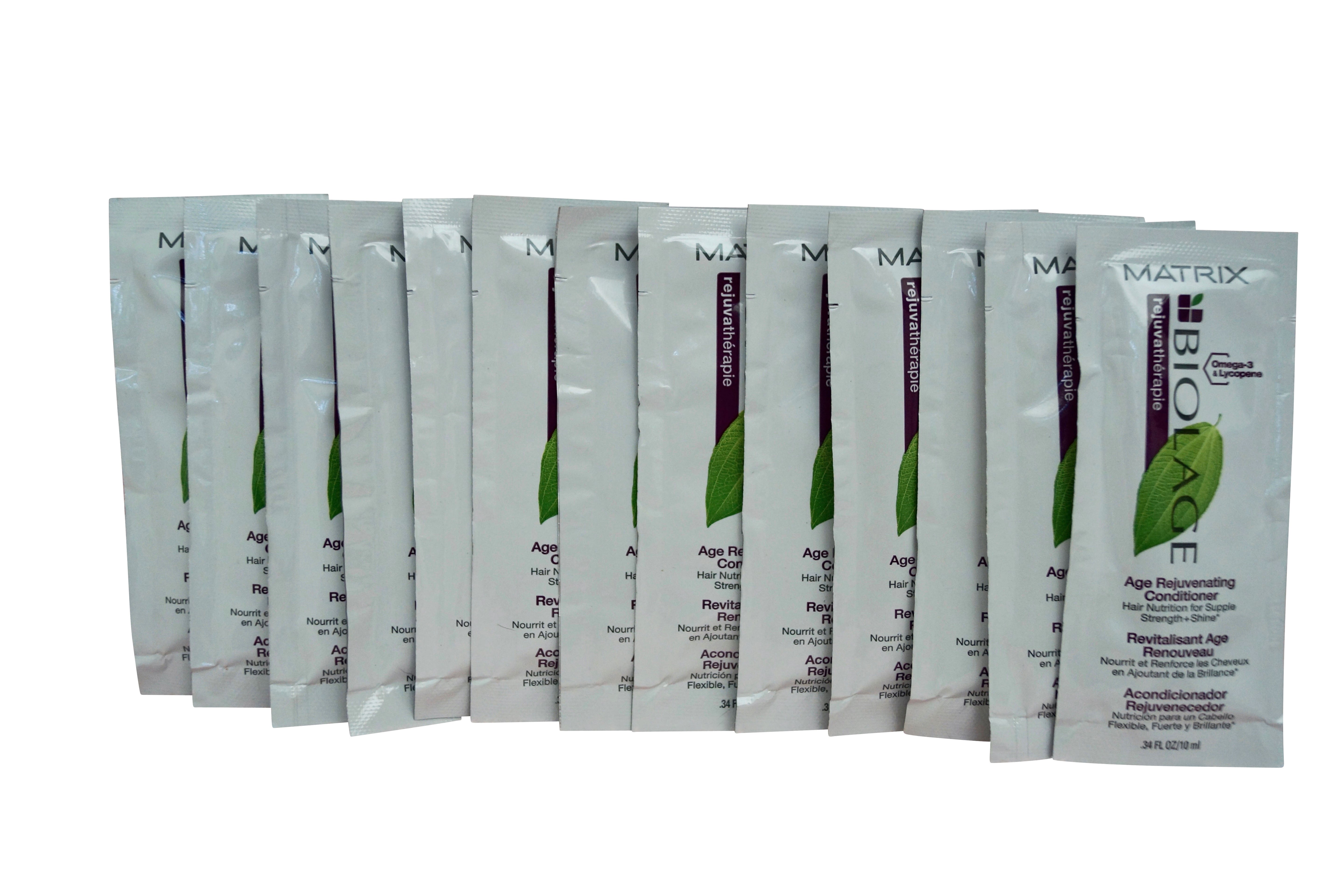 Matrix Biolage Age Rejuvenating Conditioner 0.34 OZ Travel Sachets x 13