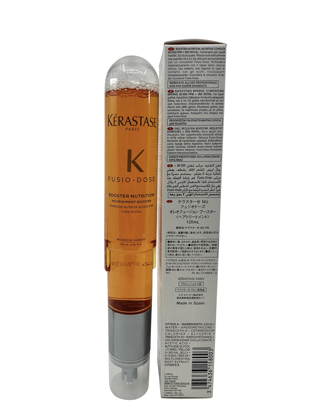 Kerastase Fusio Dose Booster Nutrition Very Dry Hair 4.06 OZ