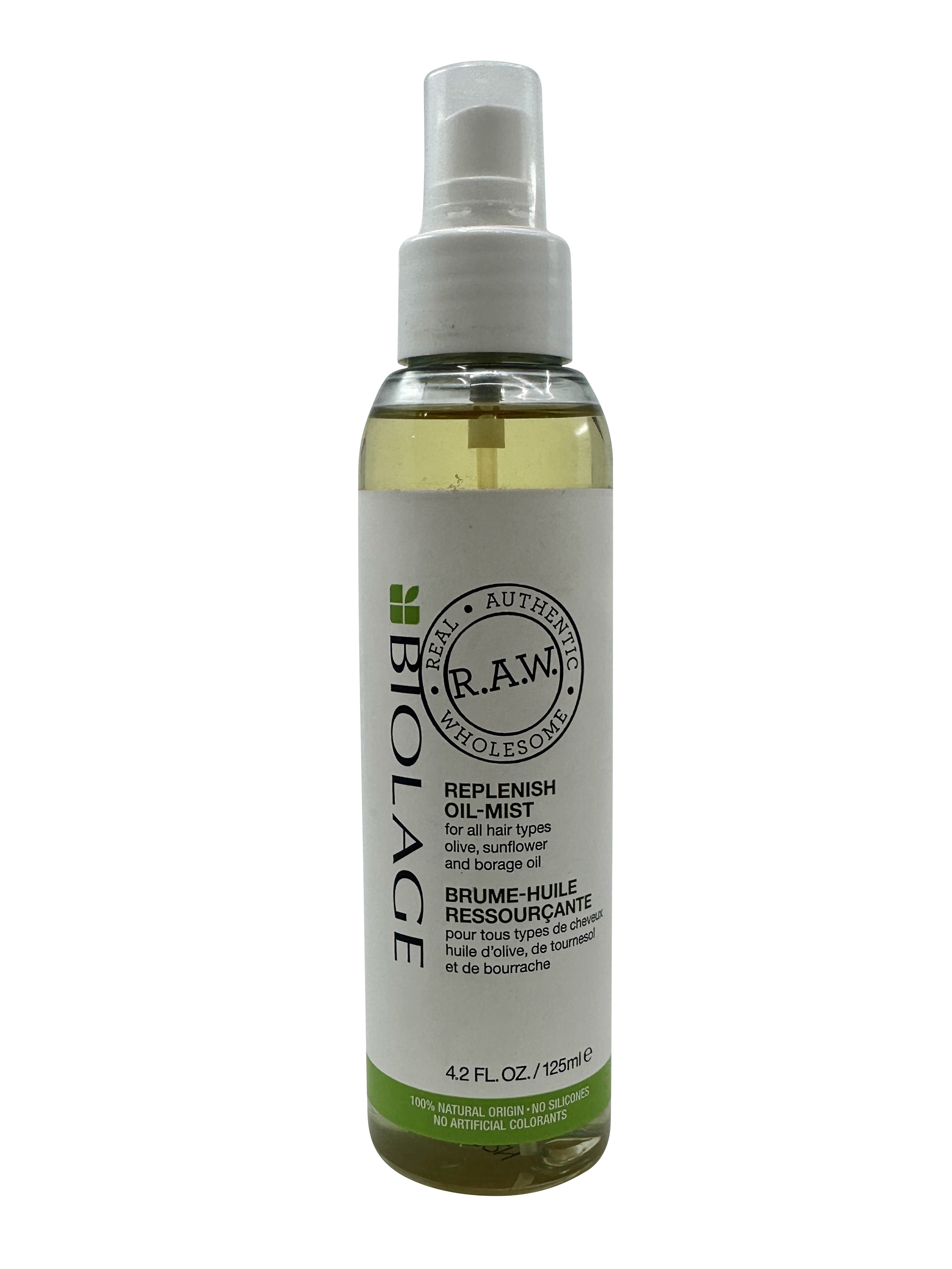 Matrix Biolage RAW Replenish Oil Mist All Hair Types 4.2 OZ