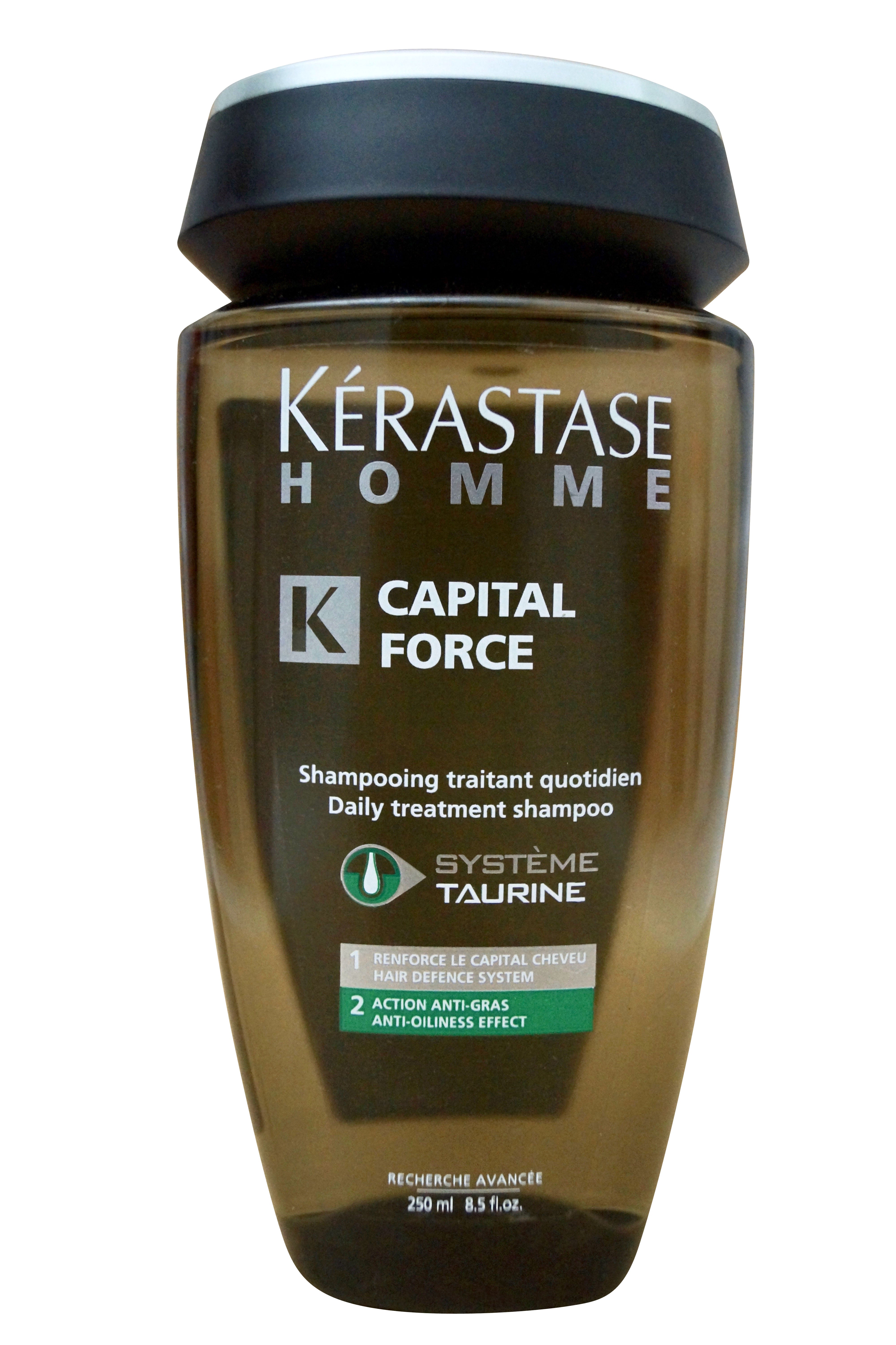 Kerastase Homme Capital Force Daily Treatment Shampoo Anti Oiliness 8.45 OZ