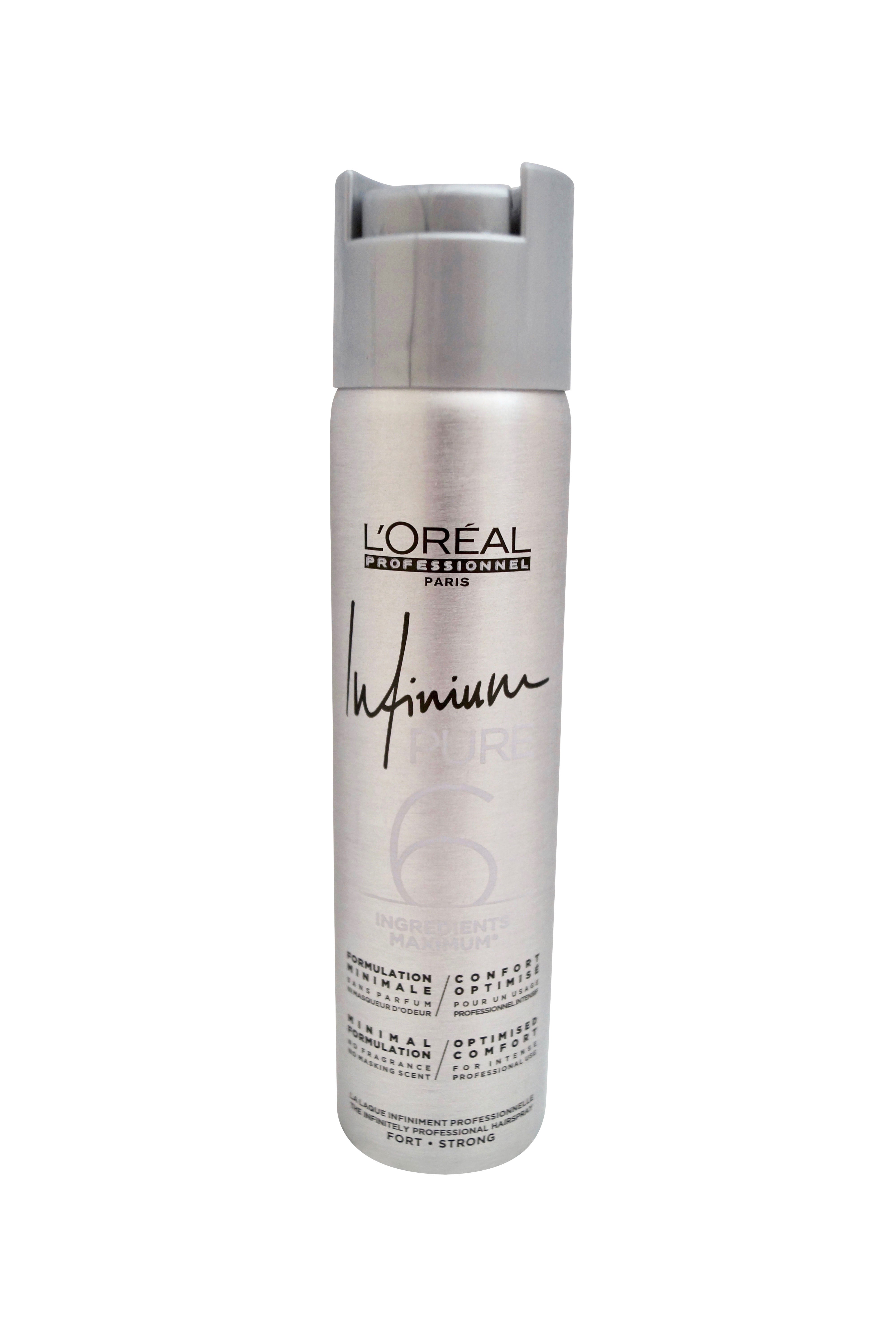 L'Oreal Infinium Pure 6 Strong Hair Spray  2.53 OZ