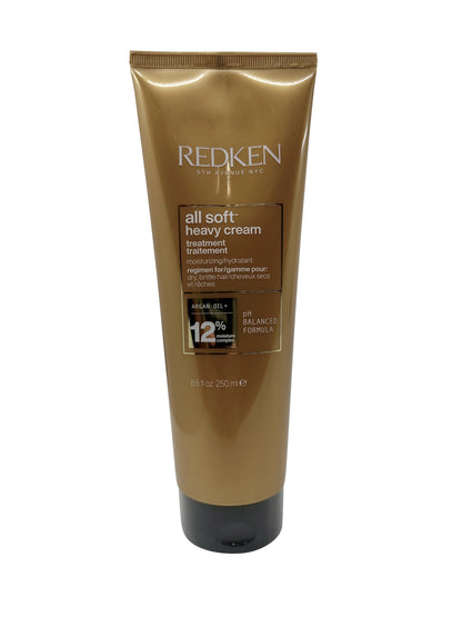 Redken All Soft Heavy Cream Treatment Dry & Brittle Hair 8.5 OZ