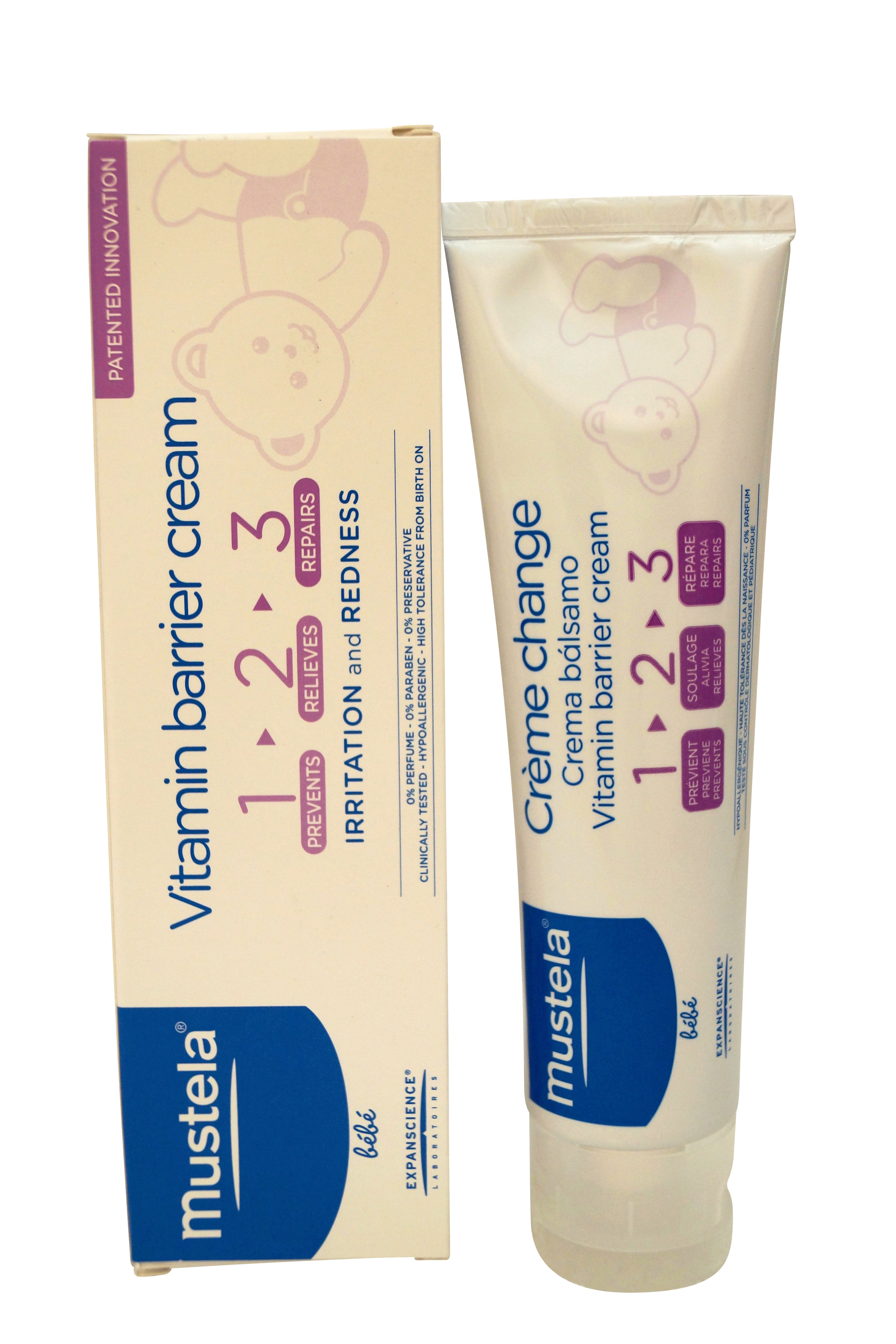 Mustela Vitamin Barrier Cream 100 ml 3.88 oz