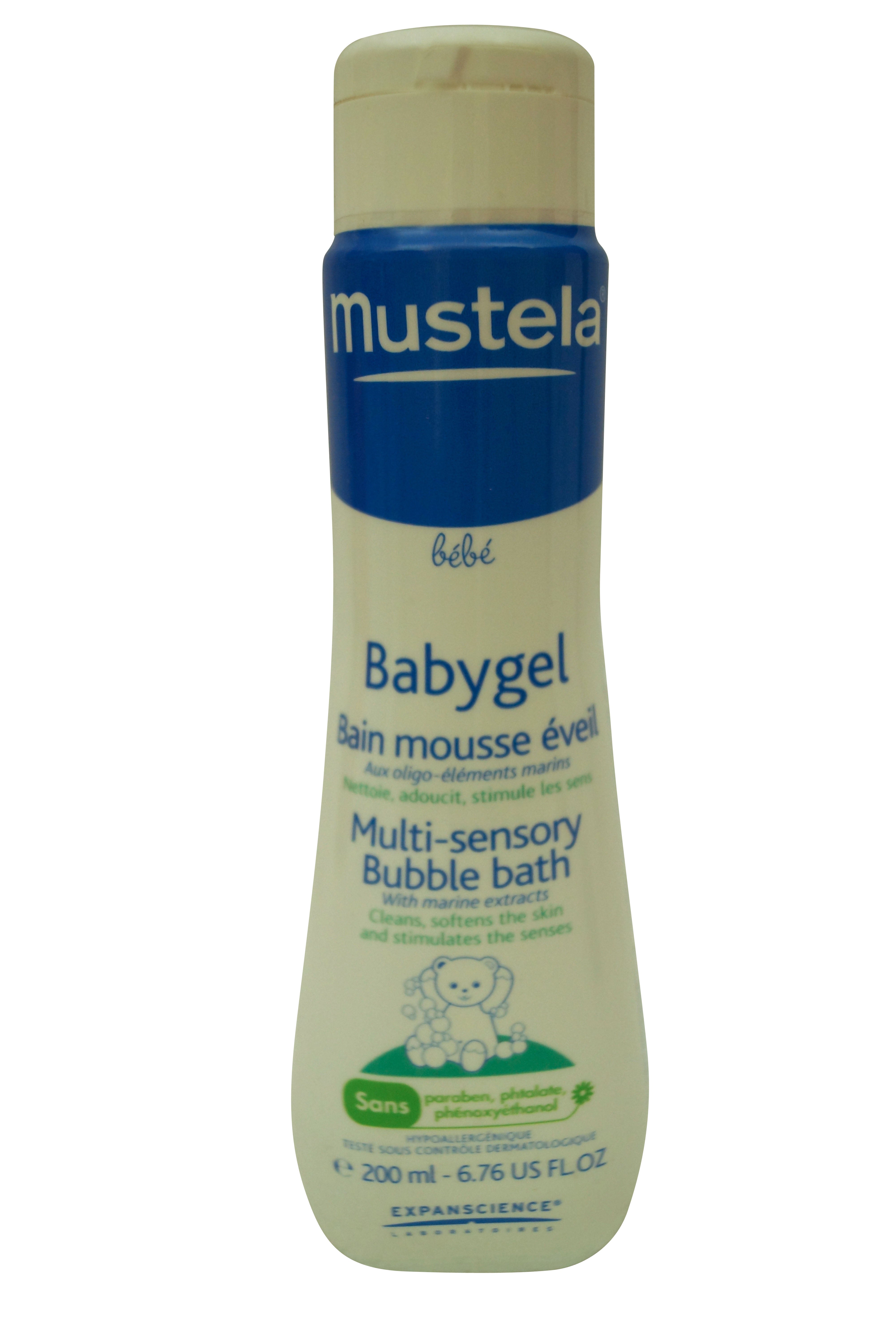 Mustela Baby Gel Multi Sensory Bubble Bath 6.76 oz