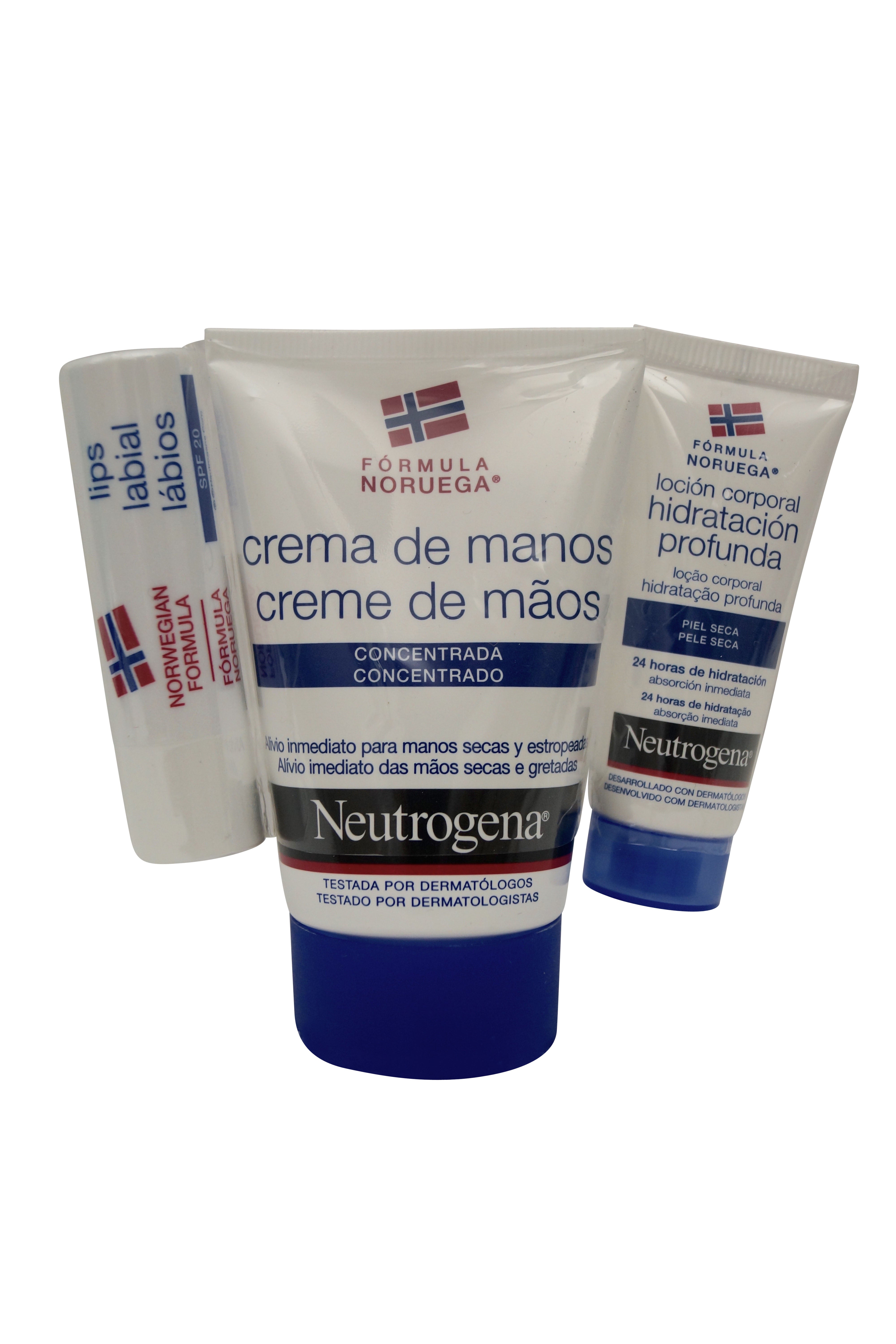 Neutrogena Concentrated Hand Cream & Lip Balm Set, 1.6 oz.