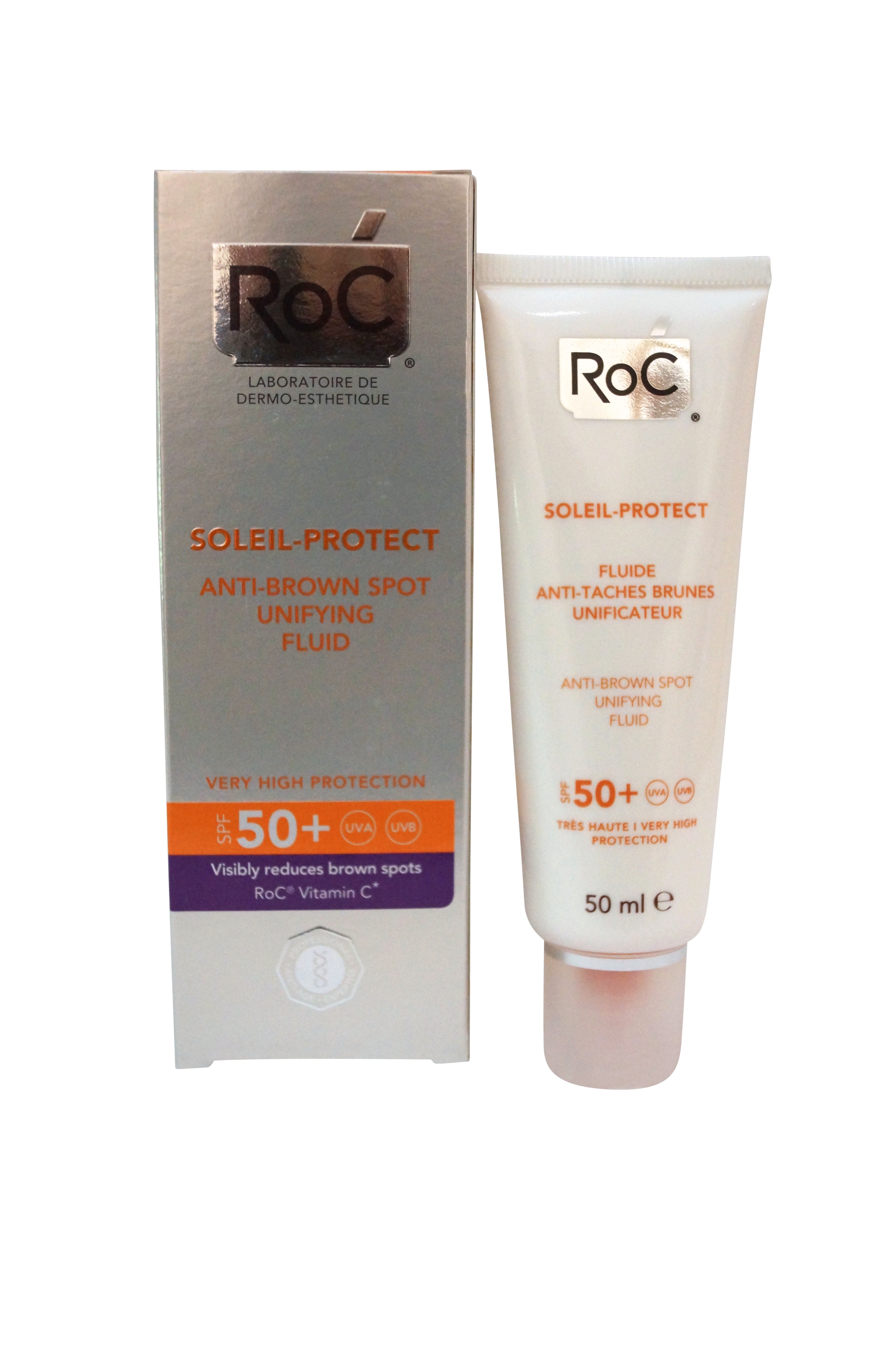 RoC Soleil-Protect Anti-Brown Spot Unifying Fluid SPF 50+ 50 ml