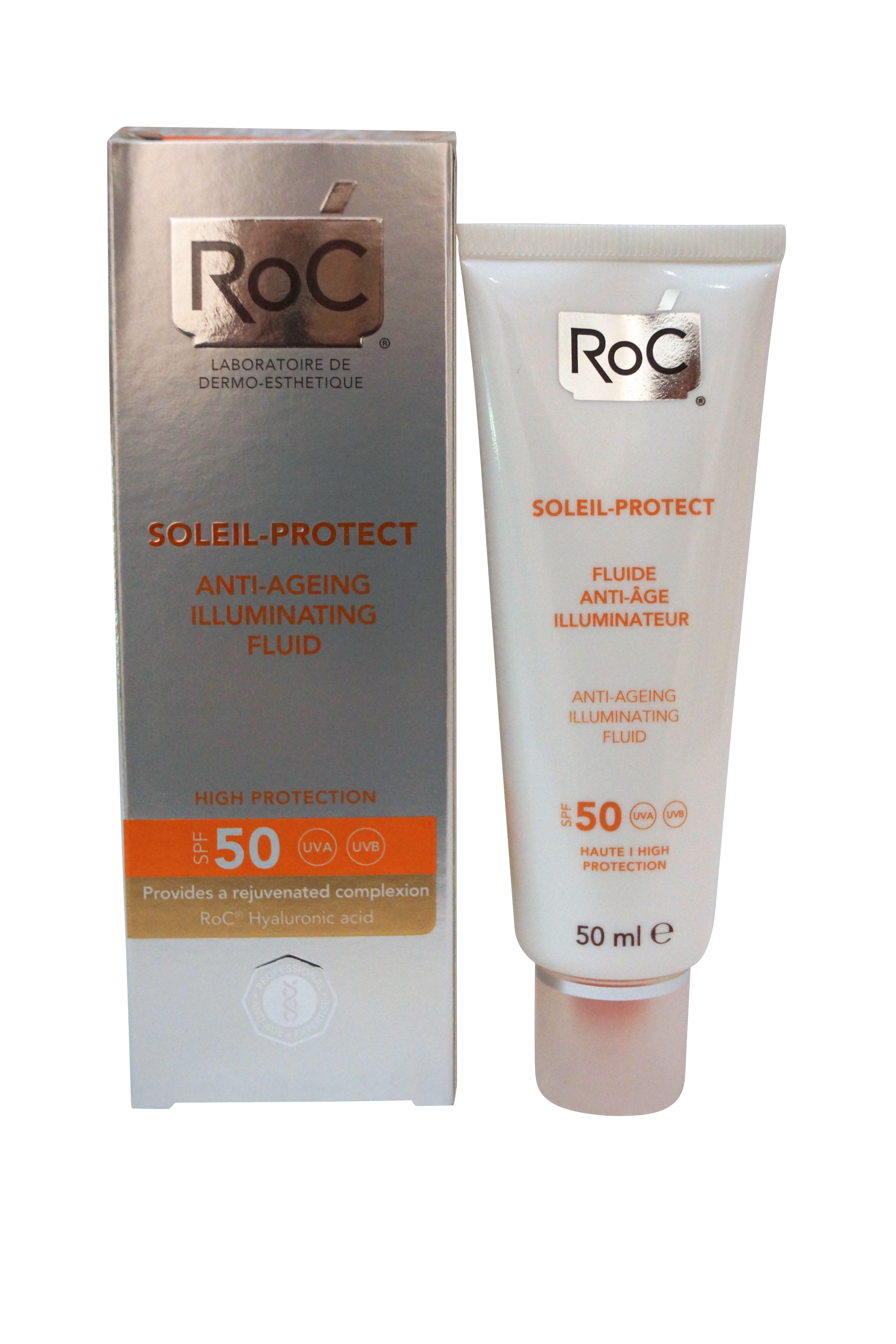 RoC Soleil-Protect Anti-Aging Illimunating Fluid SPF 50 50 ml