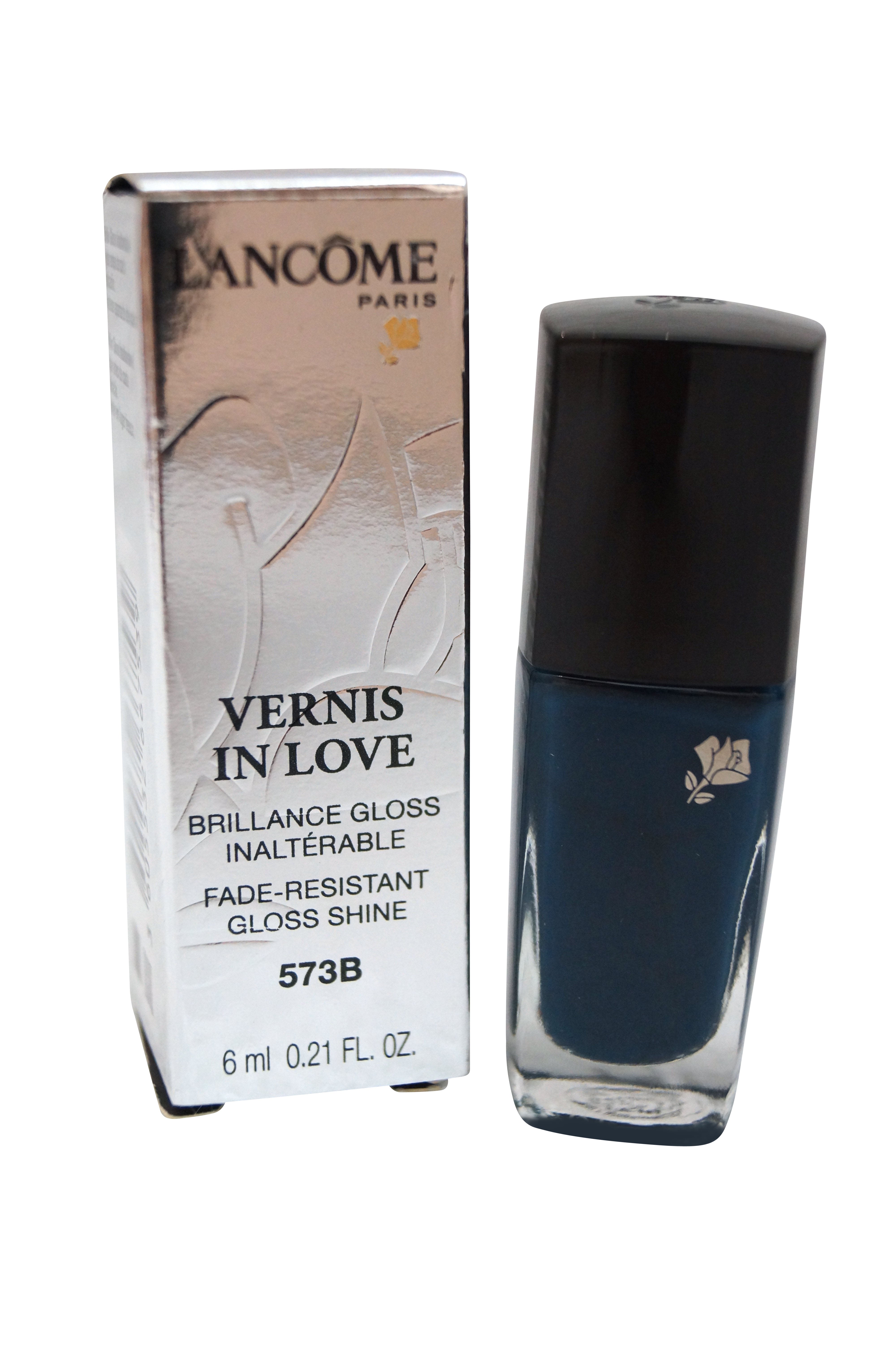 Lancome Paris Vernis In Love Gloss Shine Nail Polish 573B Bleu De Flore