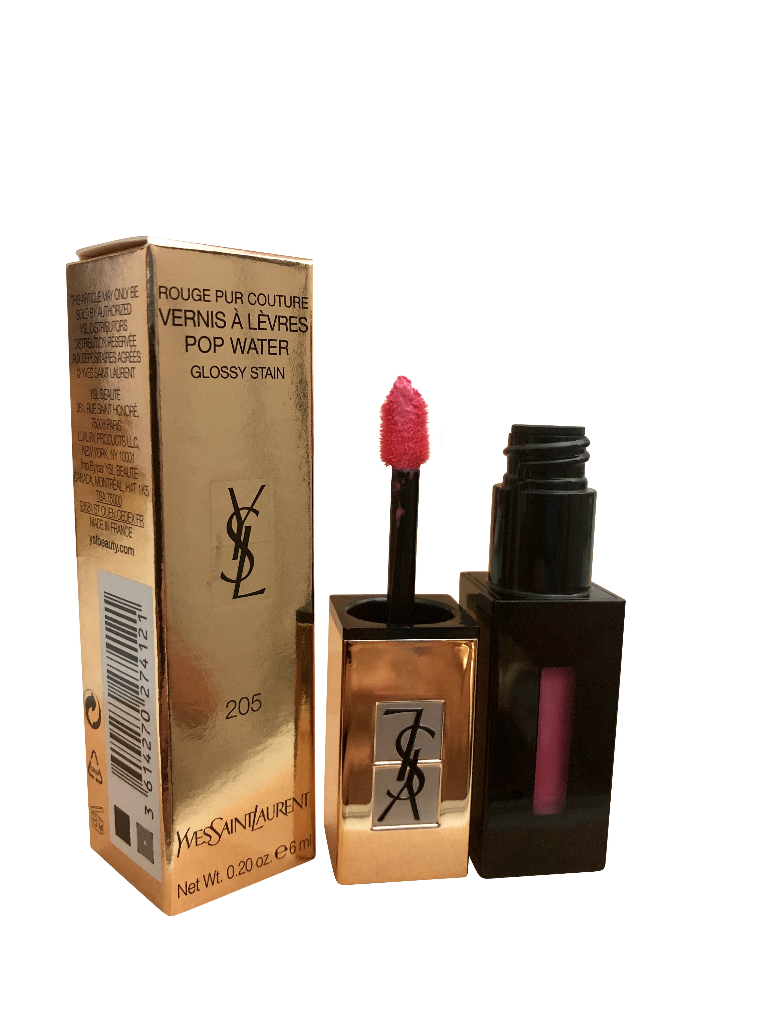 Yves Saint Laurent Rouge Pur Couture Glossy Stain #205 Pink Rain 0.20 OZ