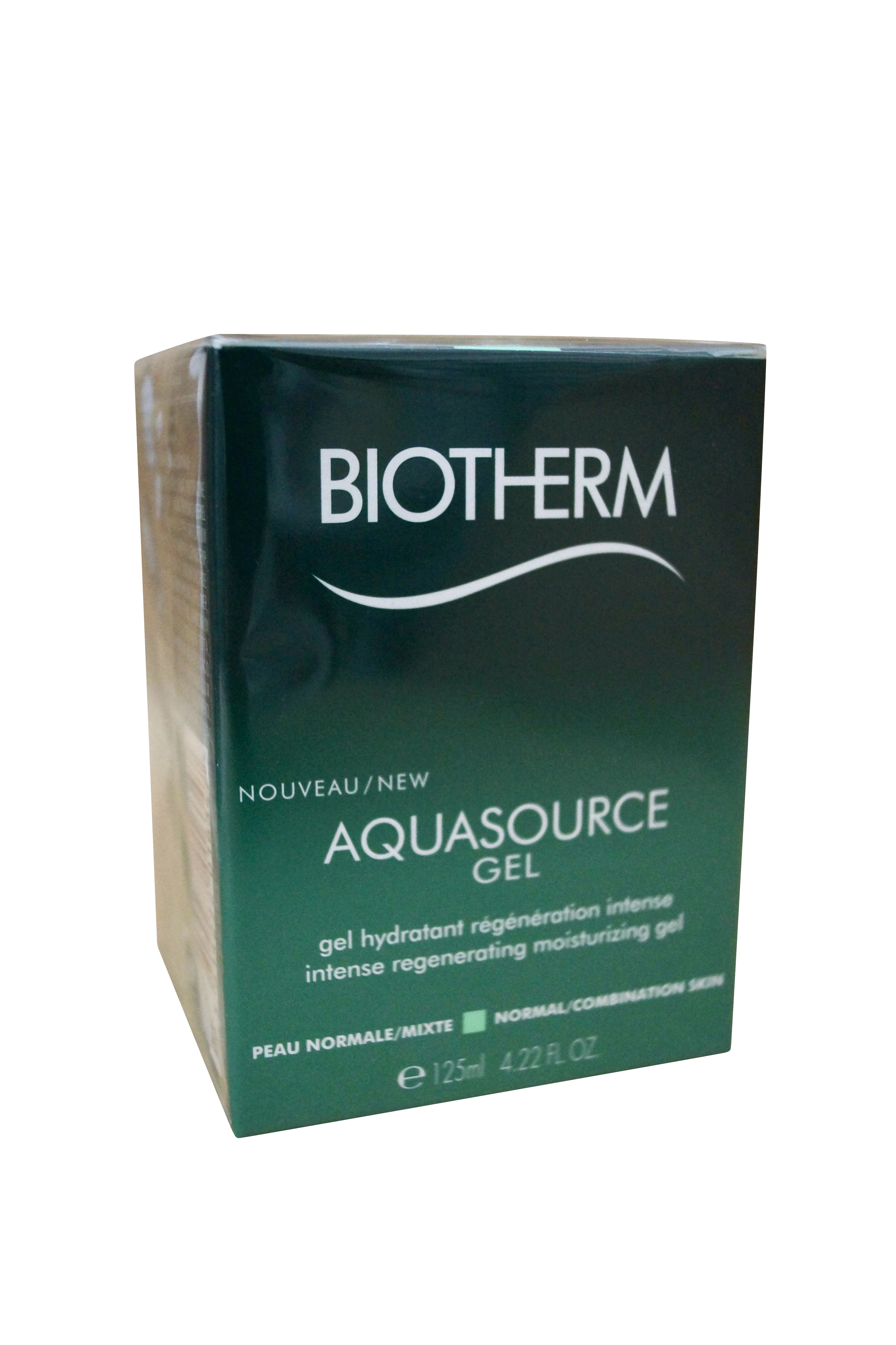 Biotherm Aquasource Gel Intense Moisturizing Gel Normal Combination Skin 4.22 OZ