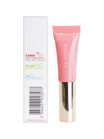 Clarins Natural Lip Perfector 01 Rose Shimmer 0.15