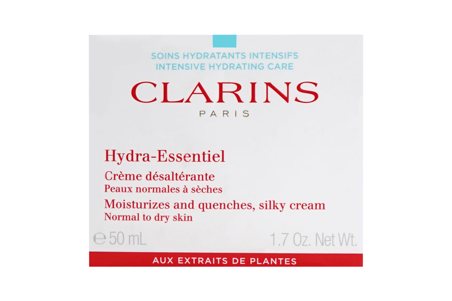 Clarins Hydra Essential Moisturizer Silky Cream Normal & Dry Skin 1.7 OZ