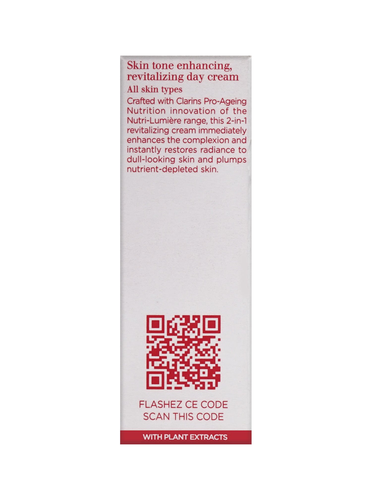 Clarins Nutri Lumiere Revive Skin Tone Enhancing Day Cream 0.1 OZ