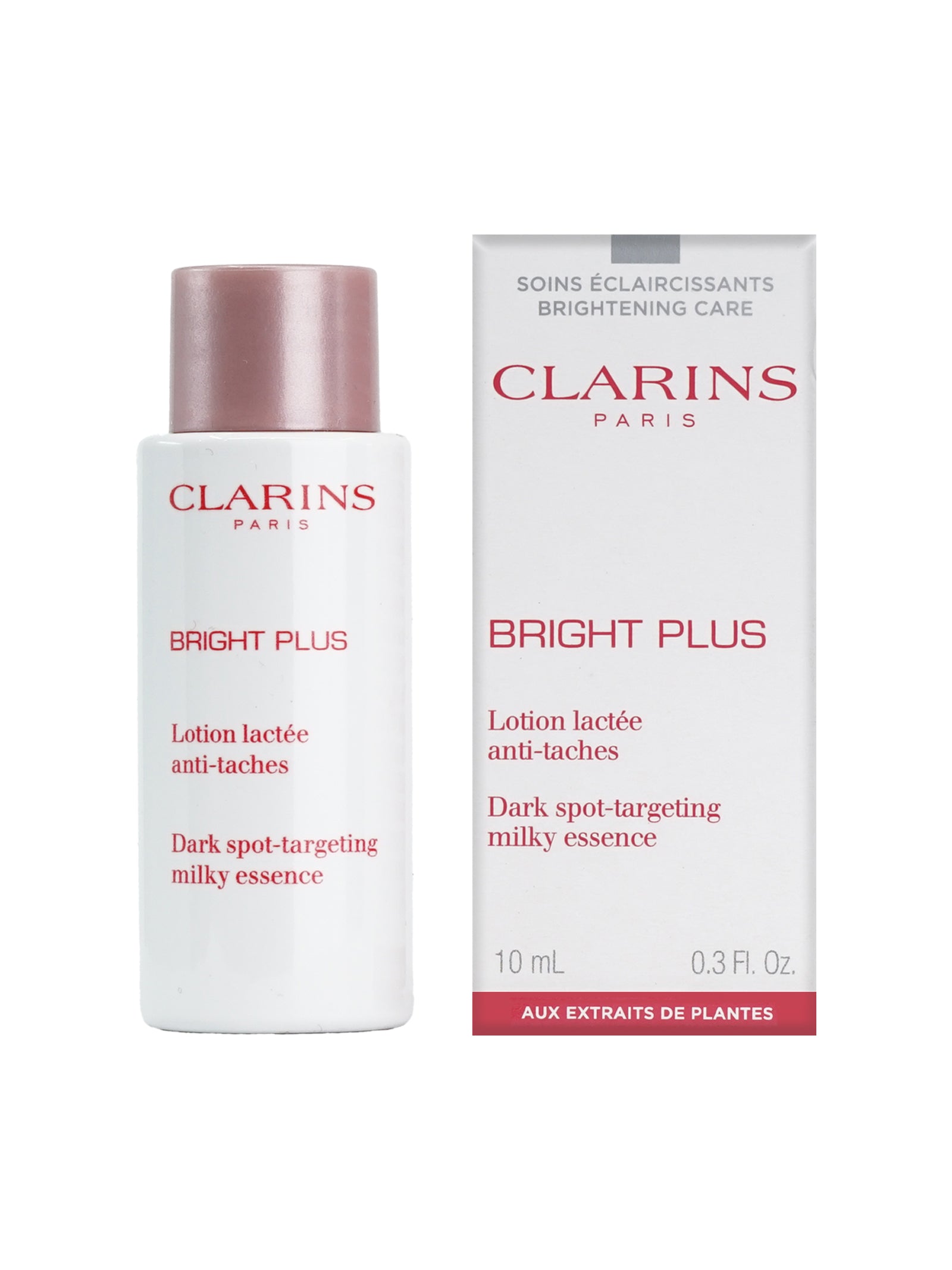 Clarins Bright Plus Dark Spot Targeting Milky Essence 0.3 OZ