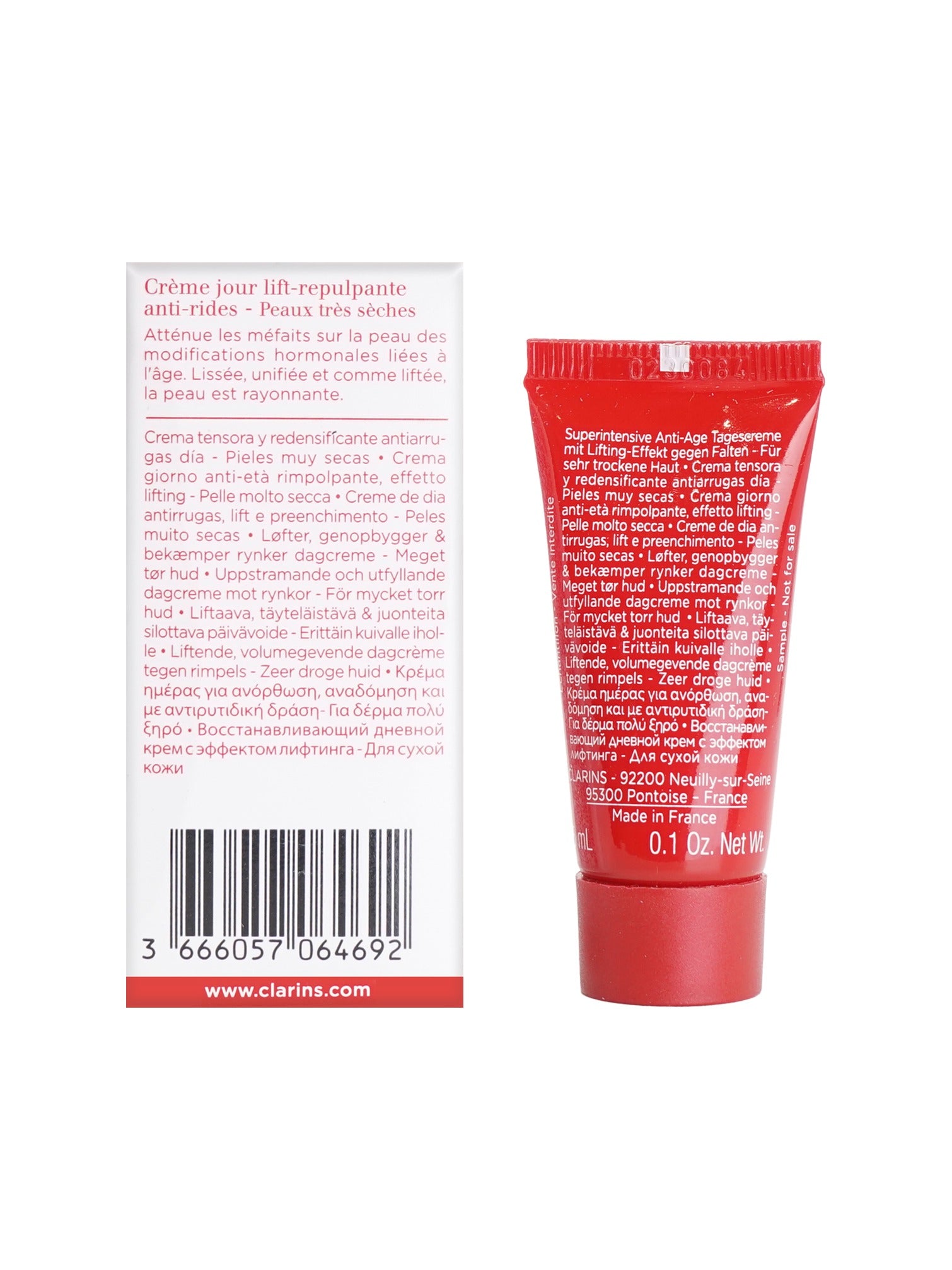 Clarins Super Restorative Day Cream All Skin Types 0.1 OZ