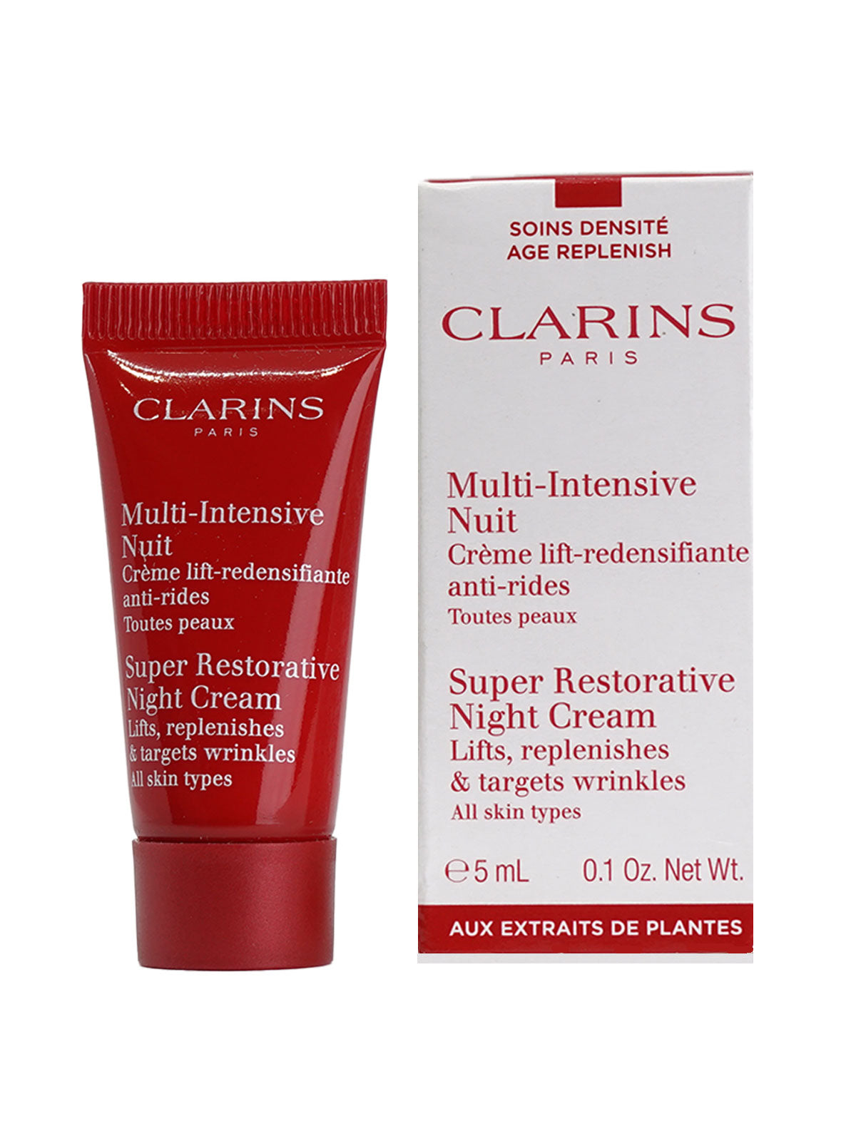 Clarins Super Restorative Night Cream All Skin Types 0.1 OZ