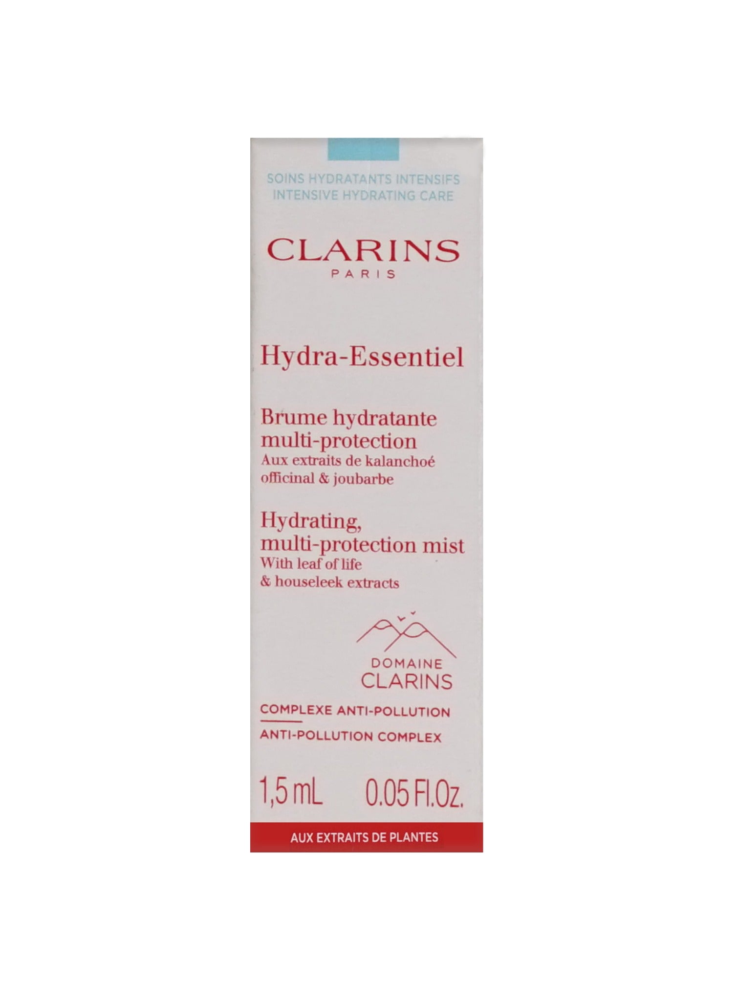 Clarins Hydra Essential Hydrating Multi Protection Mist 0.05 OZ