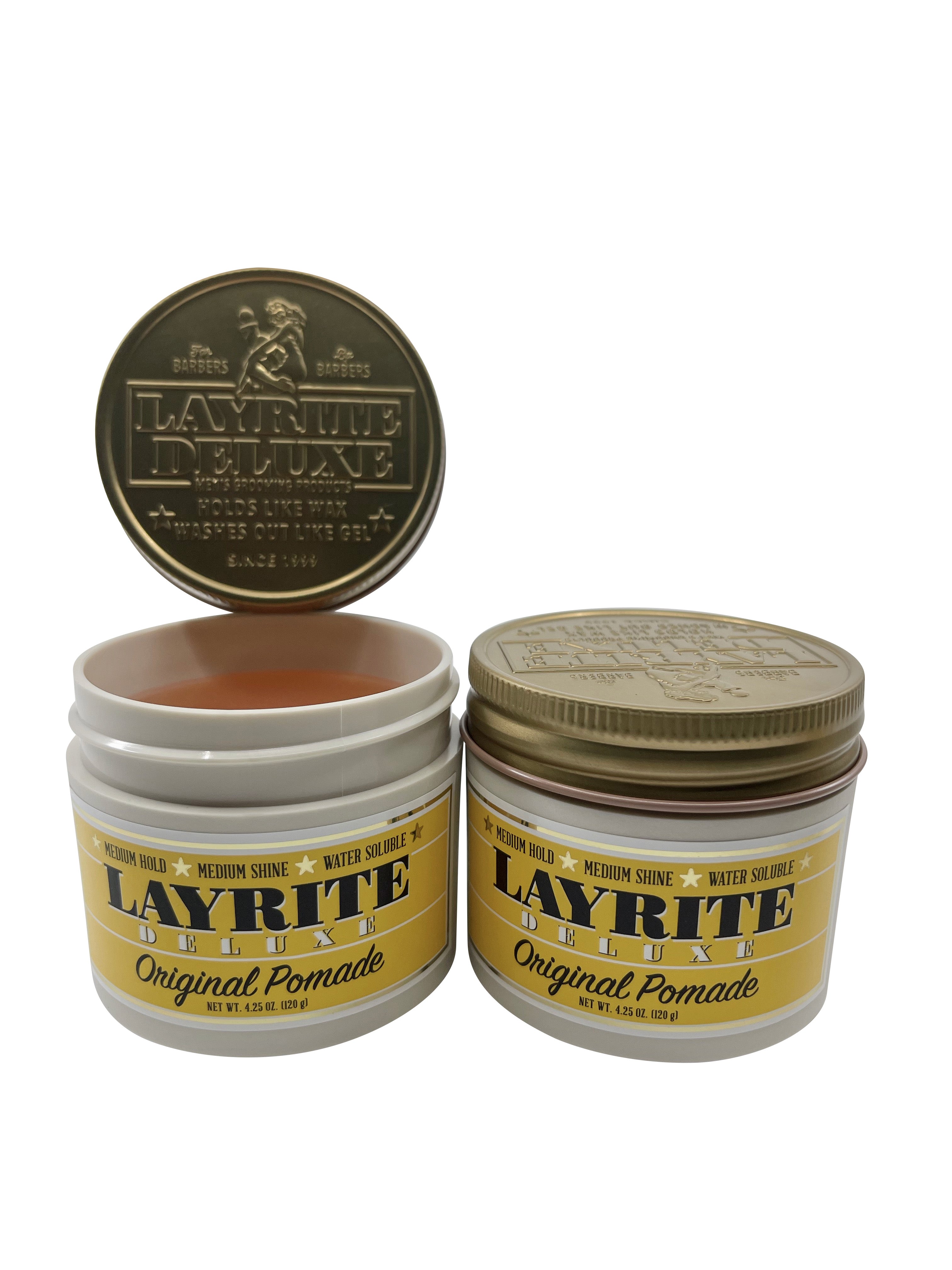 Layrite Deluxe Original Pomade 4.25 OZ Set of 2