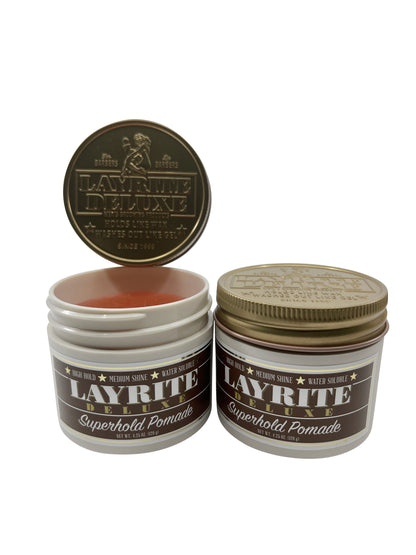 Layrite Deluxe Superhold Pomade 4.25 OZ Set of 2