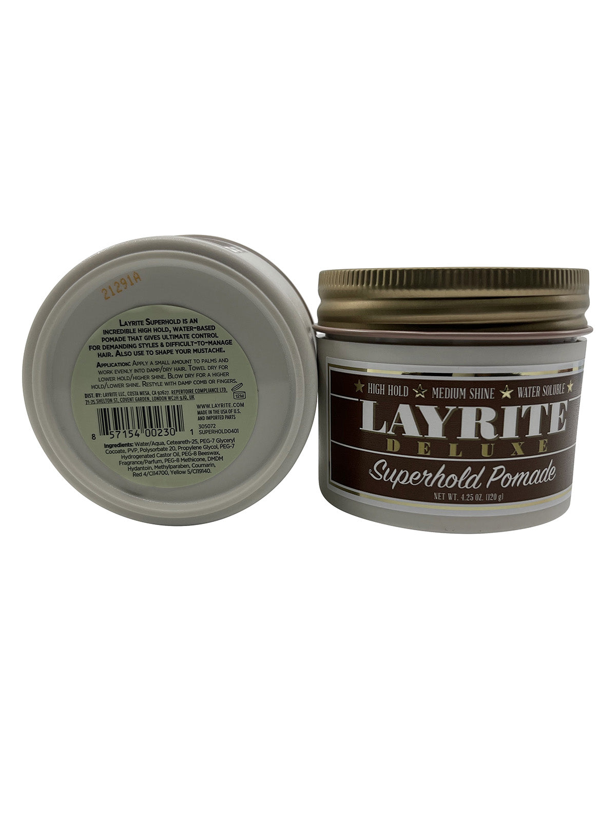 Layrite Deluxe Superhold Pomade 4.25 OZ Set of 2