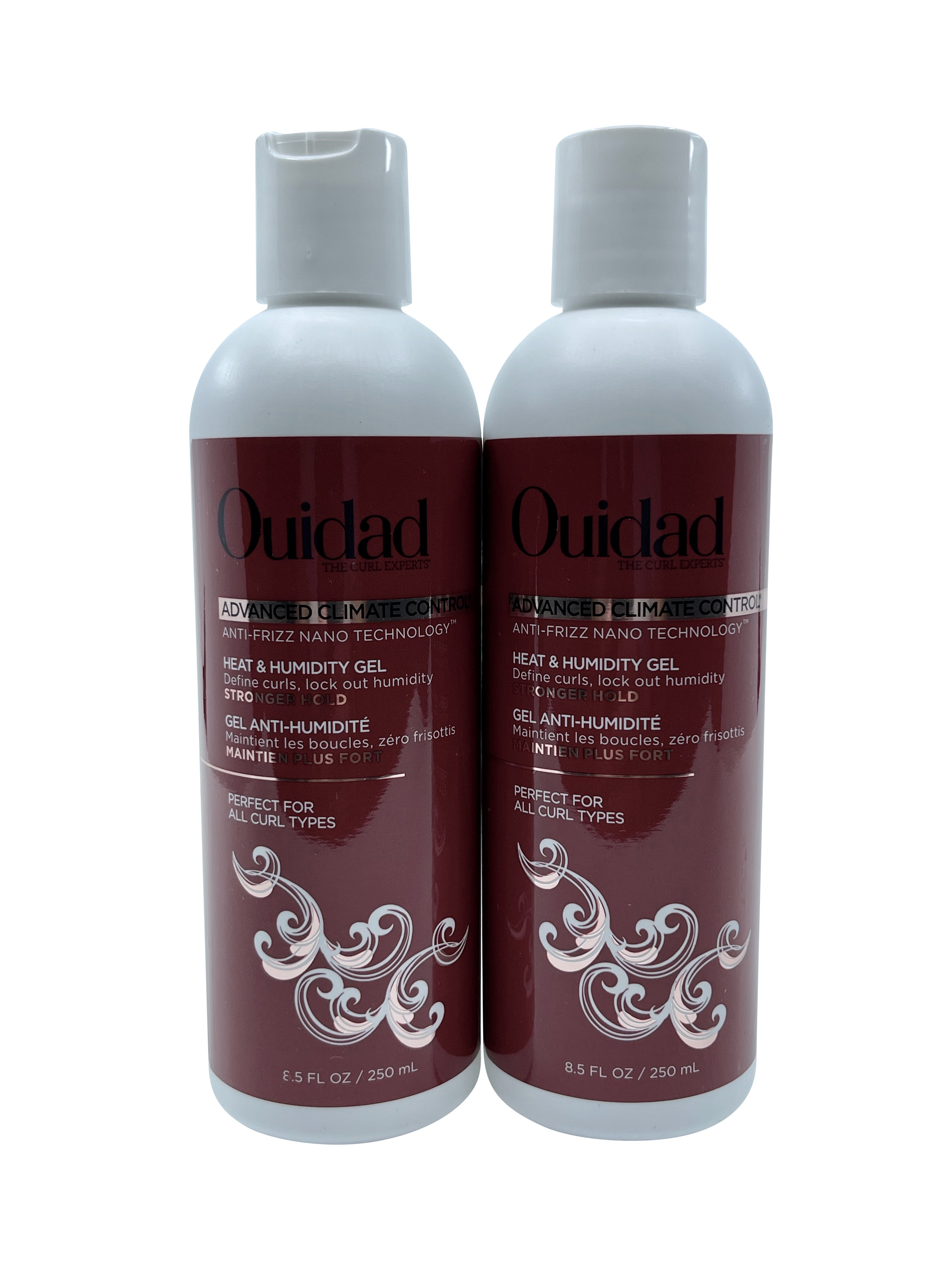 Ouidad Heat & Humidity Gel Stronger Hold 8.5 OZ Set of 2