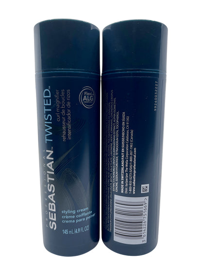 Sebastian Professional Twisted Curl Magnifying Styling Cream 4.9 OZ Set of 2