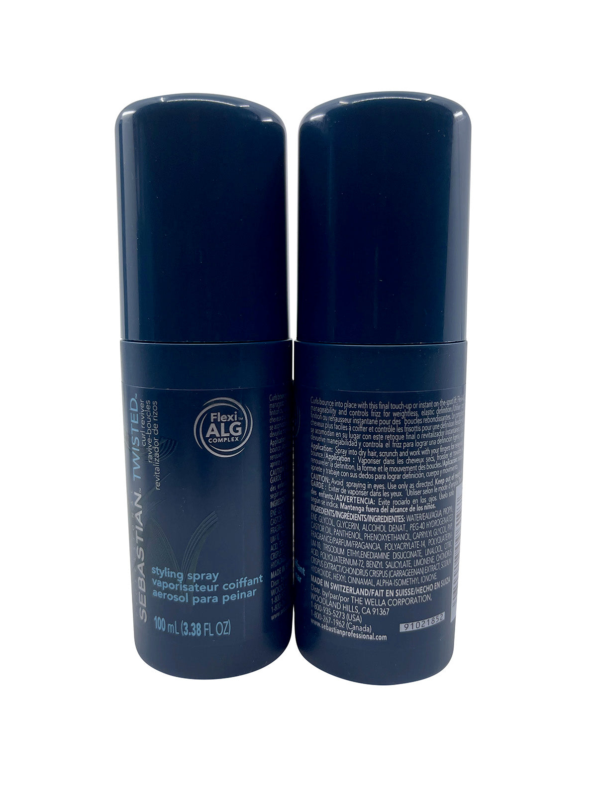 Sebastian Professional Twisted Curl Magnifying Styling Spray 3.38 OZ Set of 2