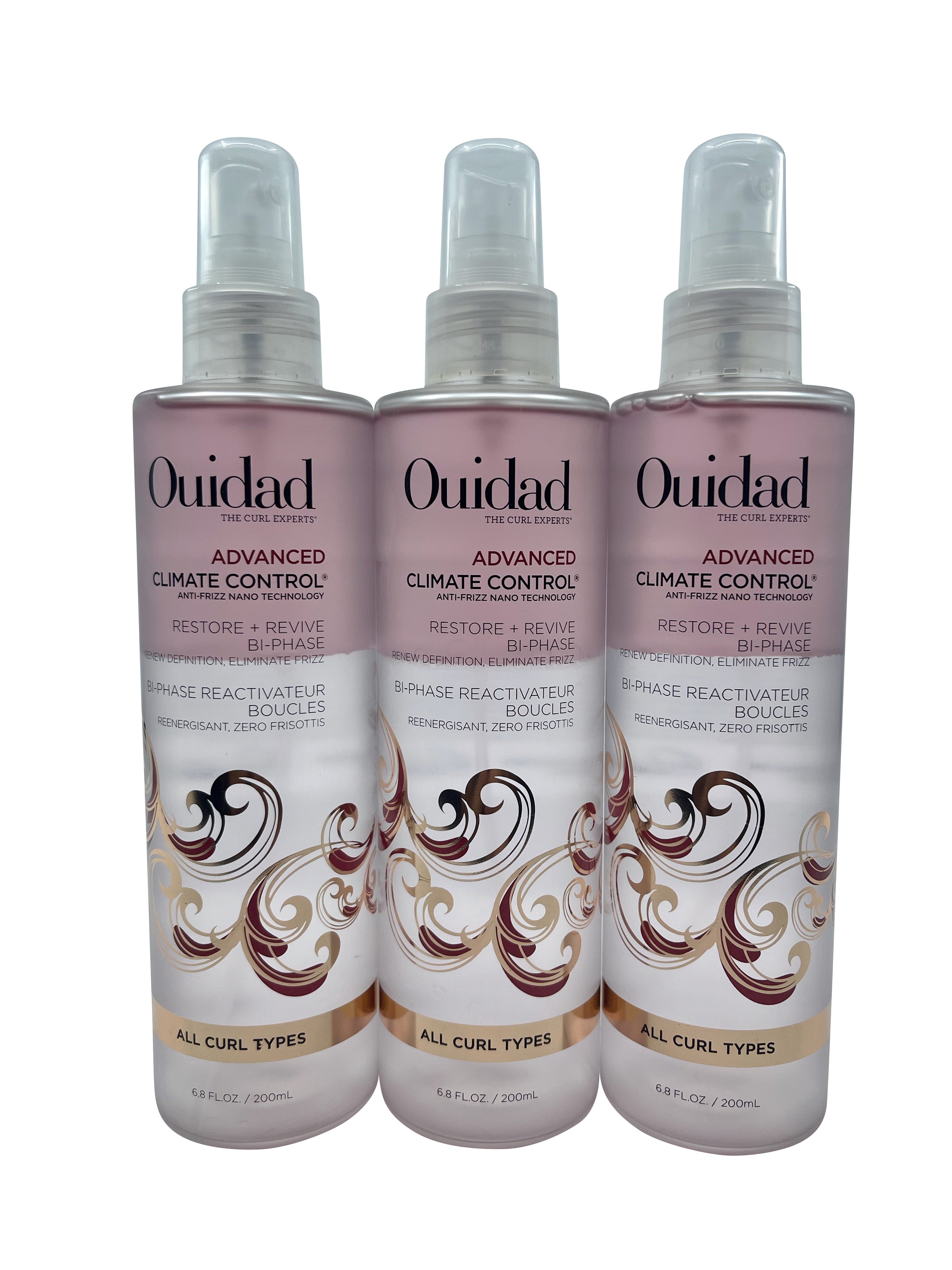 Ouidad Advanced Climate Control Bi-Phase Restore & Revive 6.8 OZ Set of 3