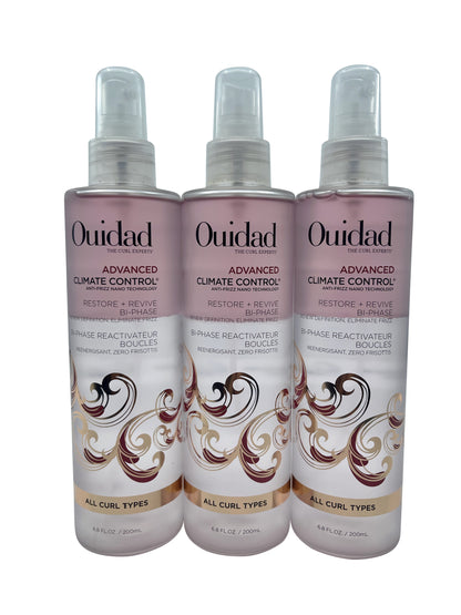 Ouidad Advanced Climate Control Bi-Phase Restore & Revive 6.8 OZ Set of 3